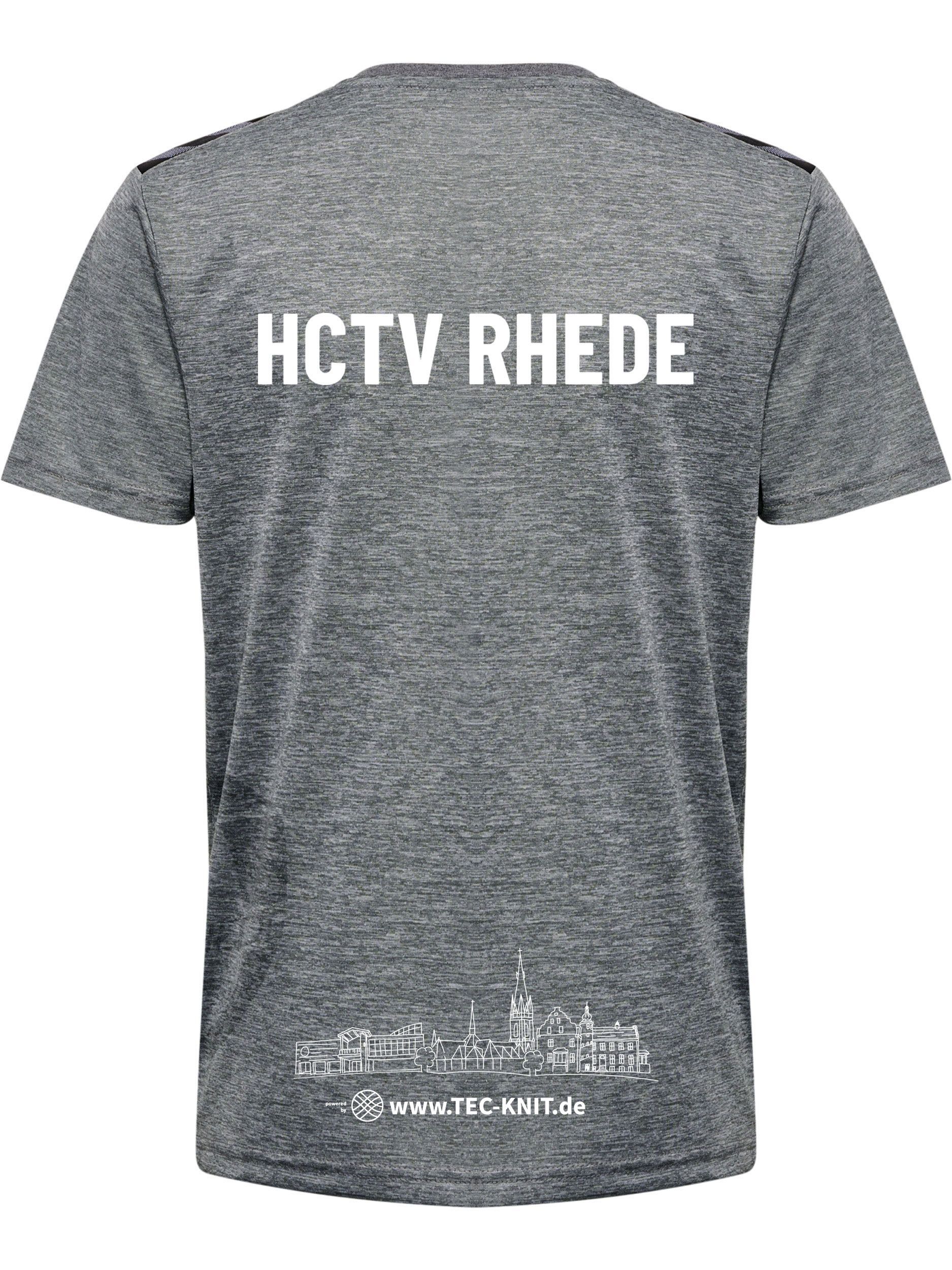 Hummel Authentic 24 PL Jersey Kids S/S grey