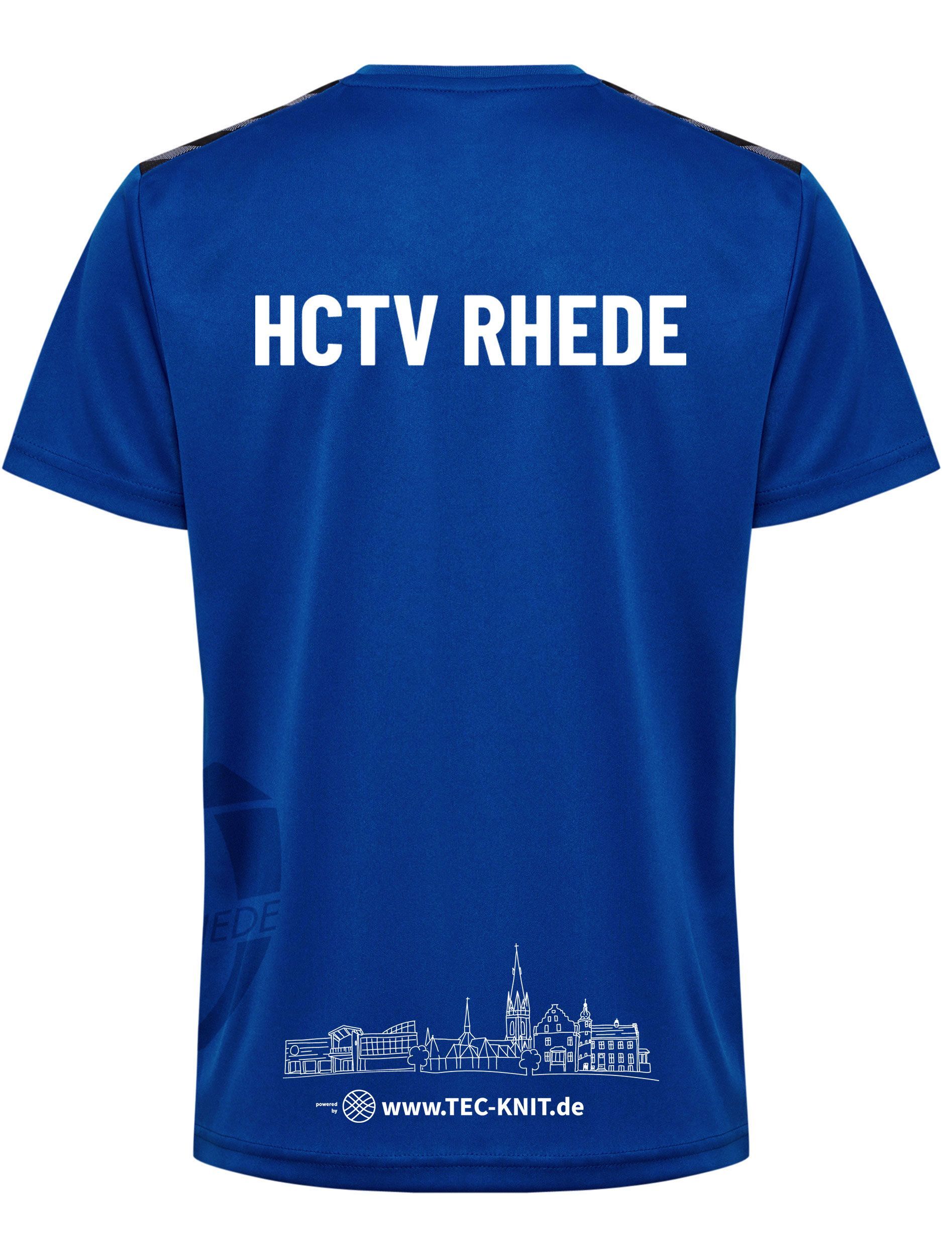 Hummel Authentic 24 PL Jersey Kids S/S true blue