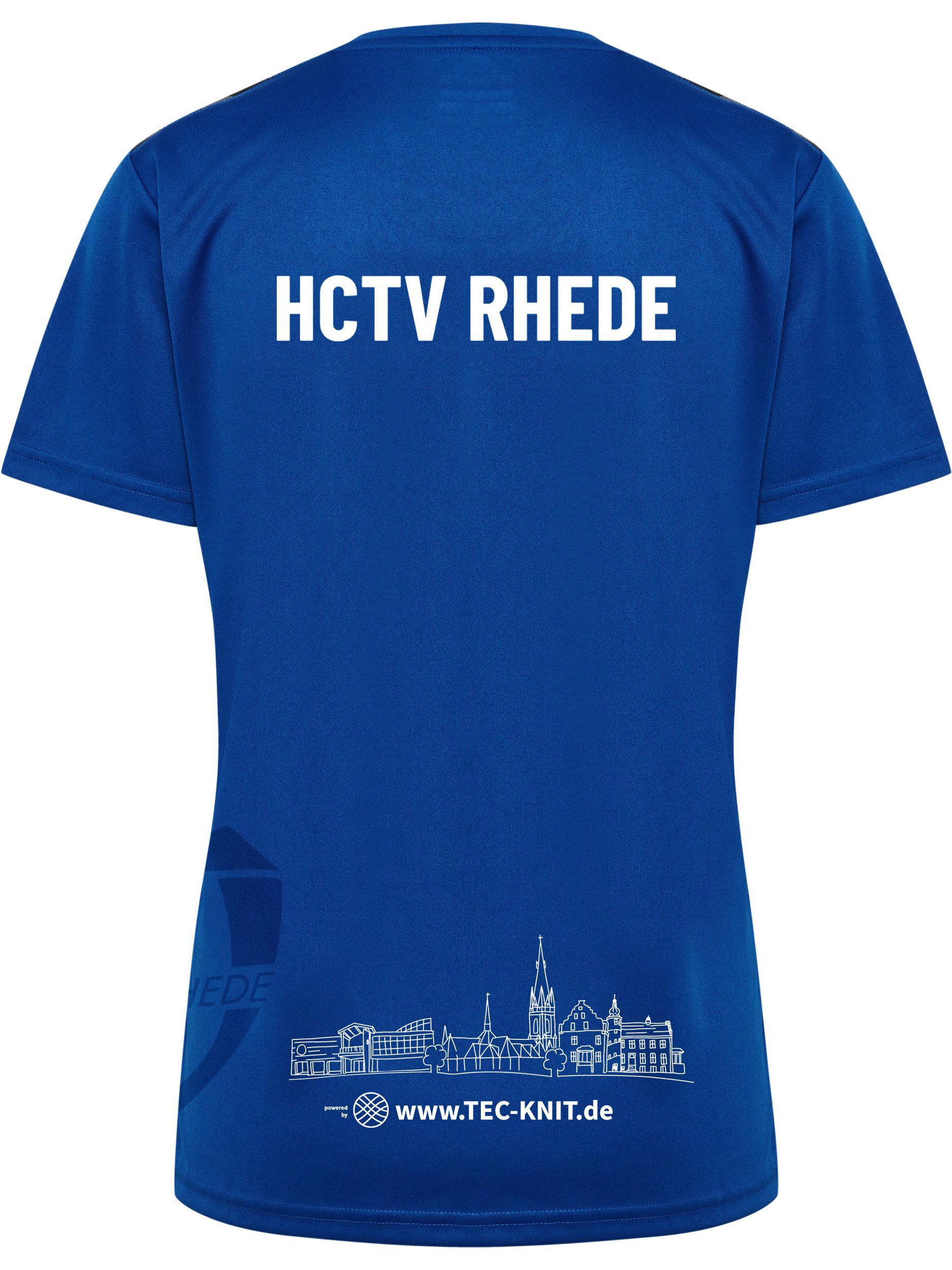 Hummel Authentic 24 PL Jersey Ladys S/S true blue