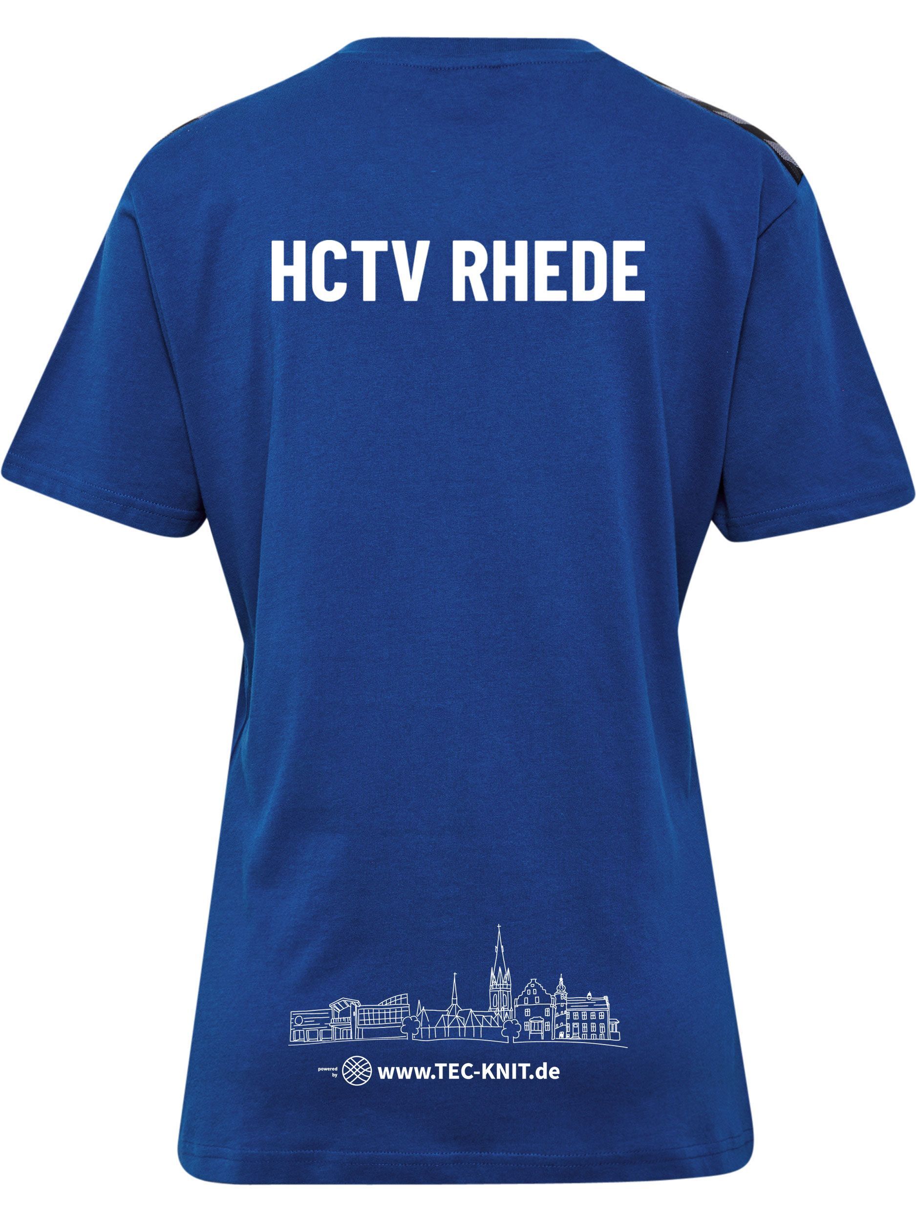 Hummel Authentic 24 CO T-SHIRT Lady S/S true blue