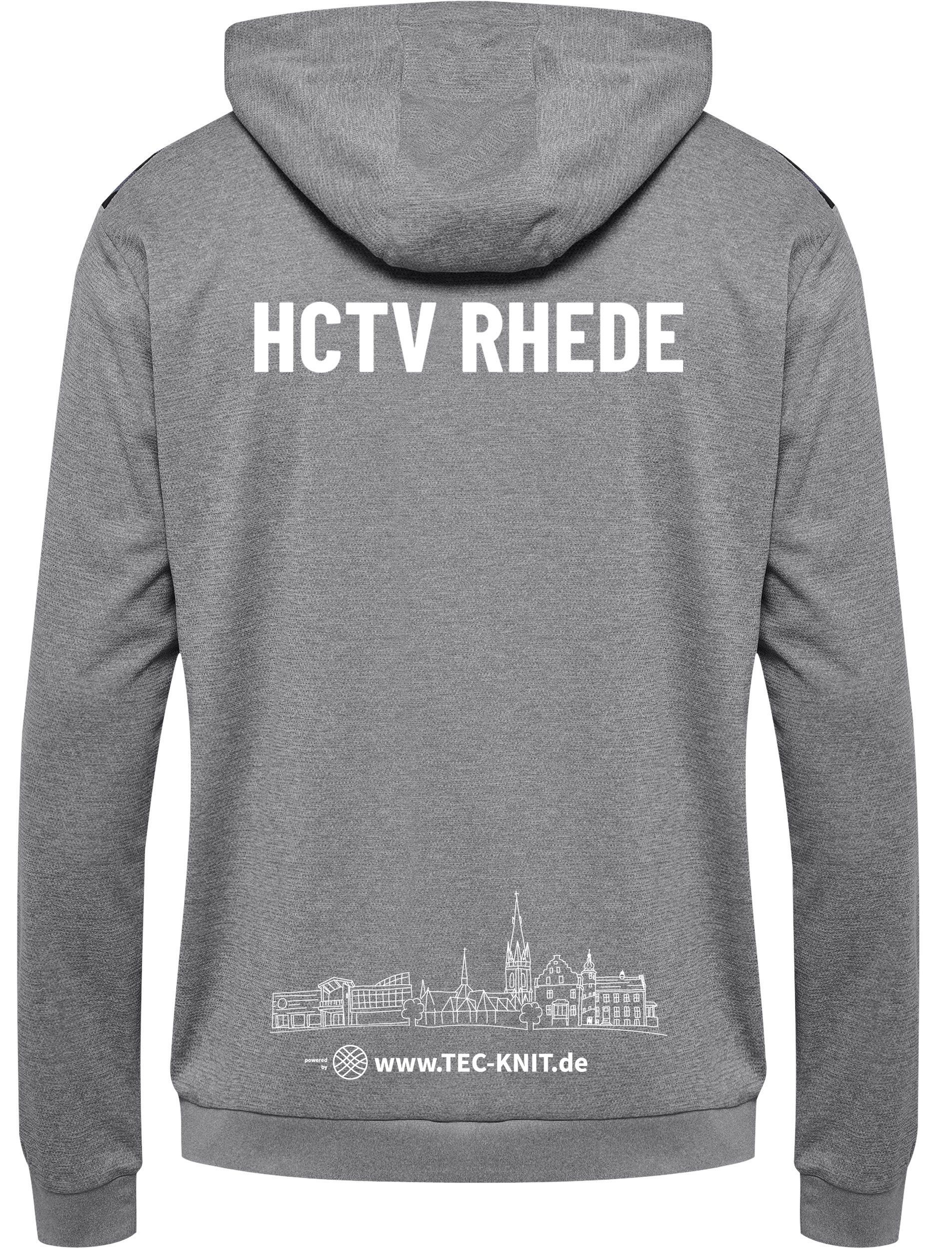 Hummel Authentic 24 Poly Hoodie grau