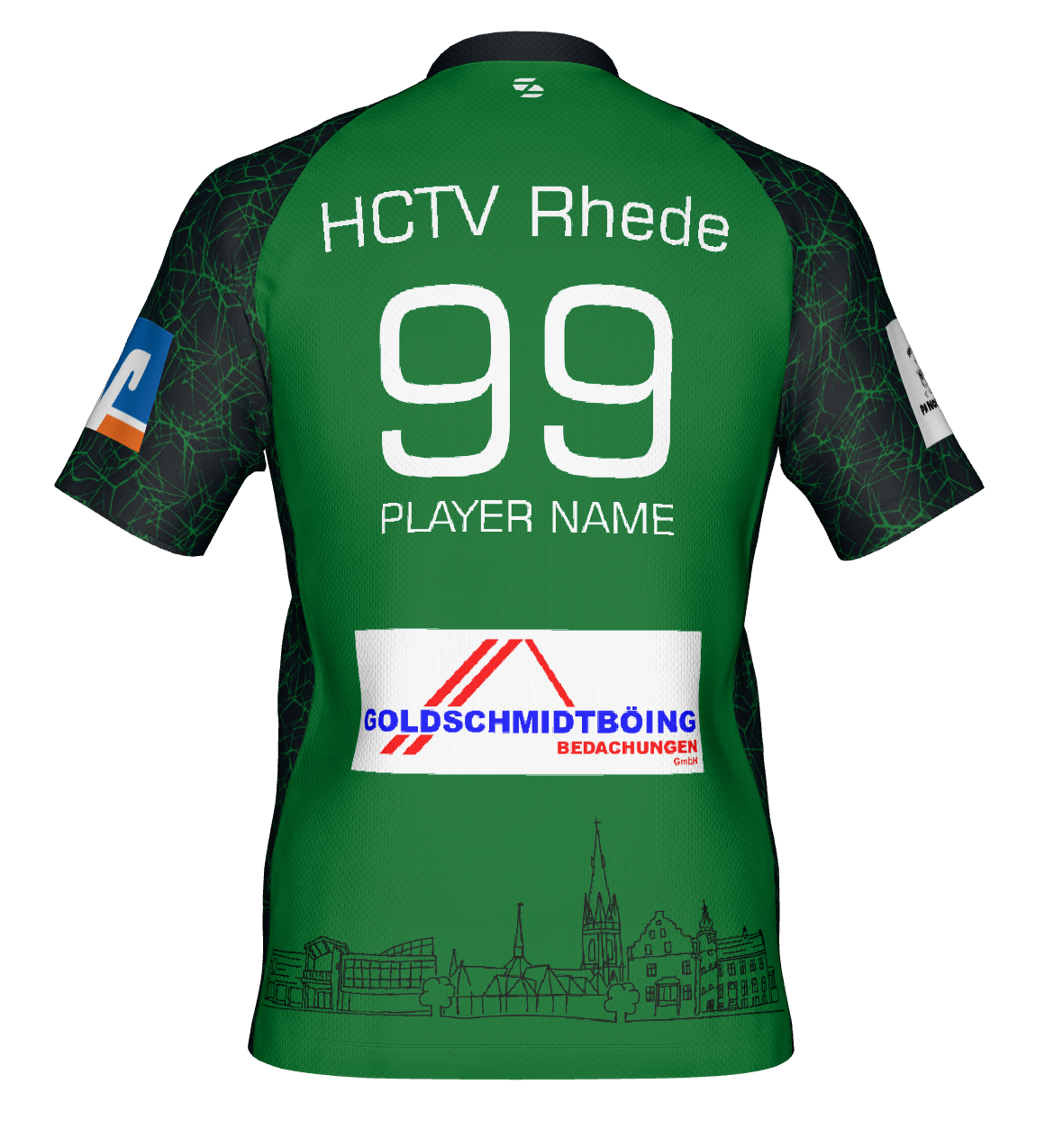 Handballtrikot Viborg Herren grün
