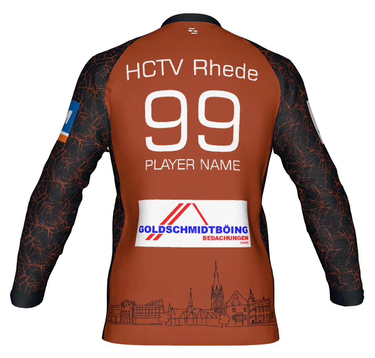 Handball Torwarttrikot Drammen Herren rot