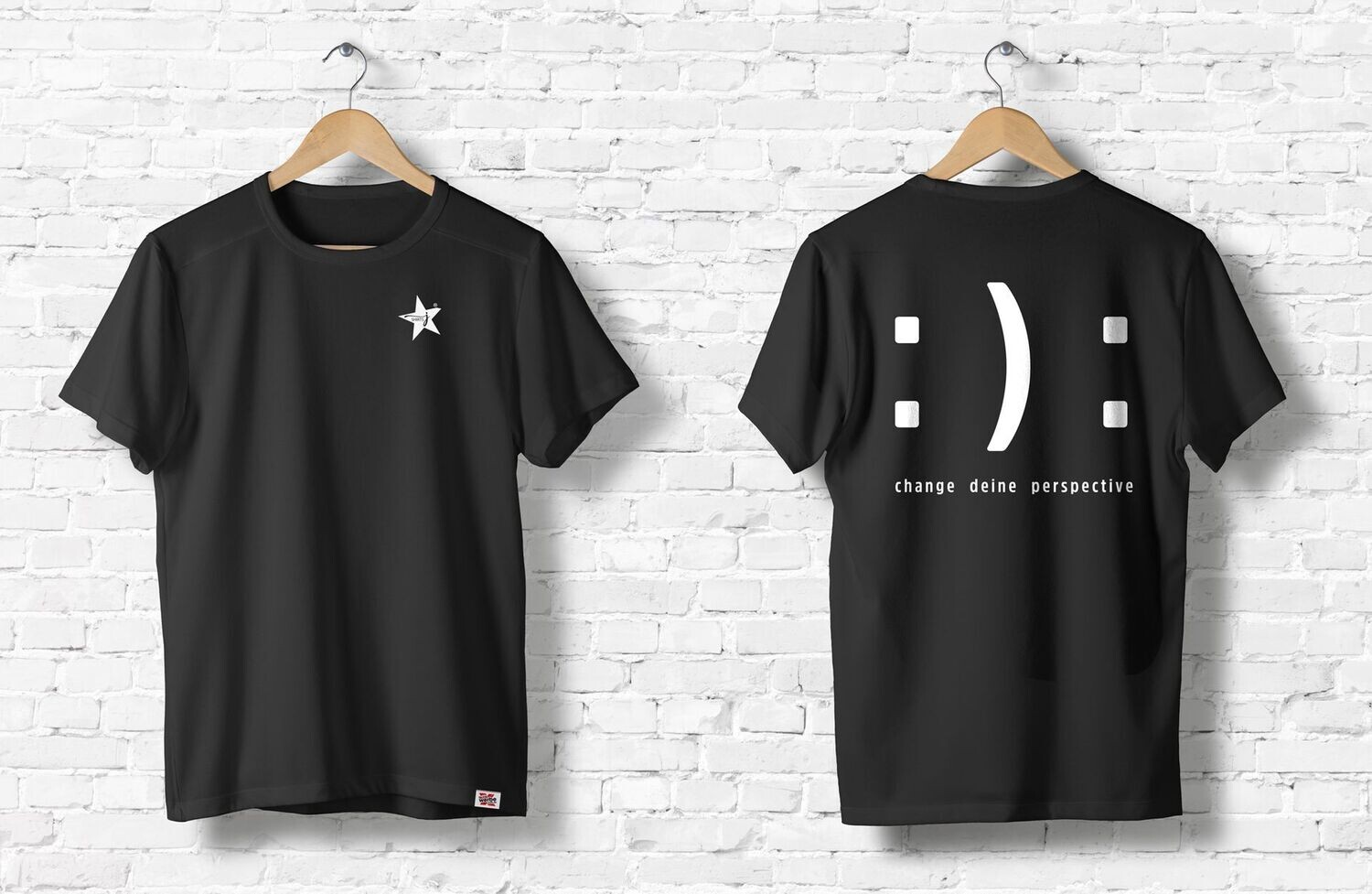 "Change deine perspective" T-Shirt Männer