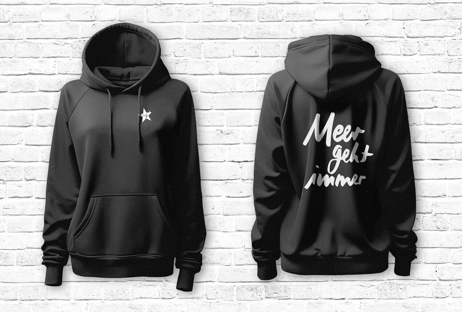 "Meer geht immer" Hoodie Damen