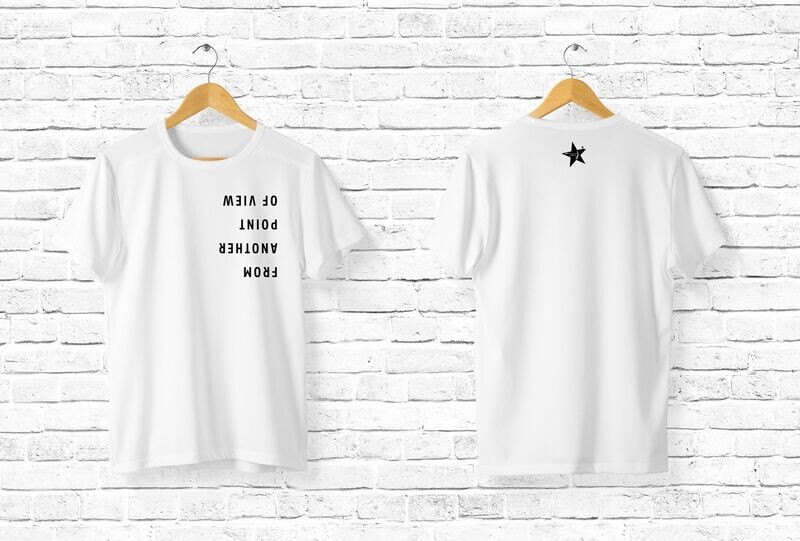 "From another point of view" T-Shirt white Männer
