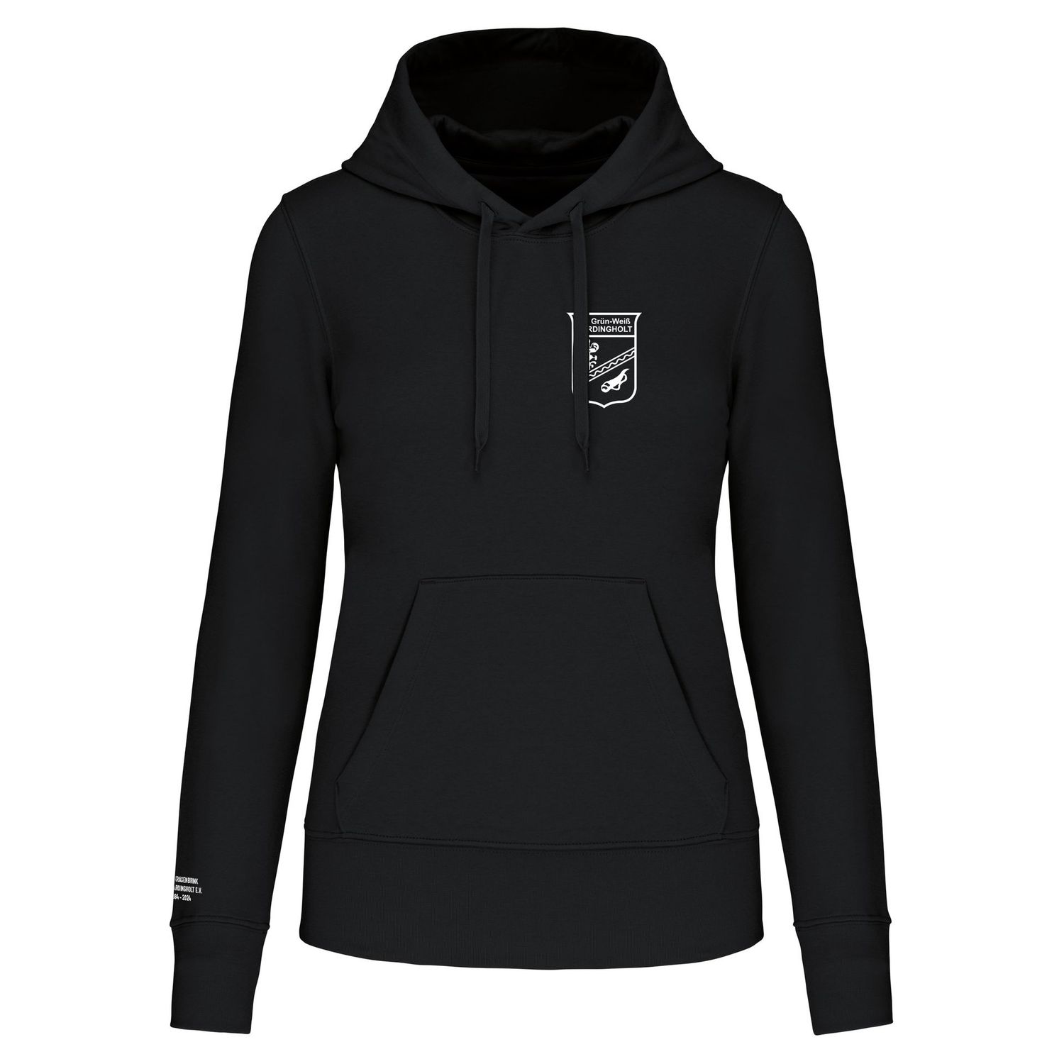 Vereinshoody Damen - Black