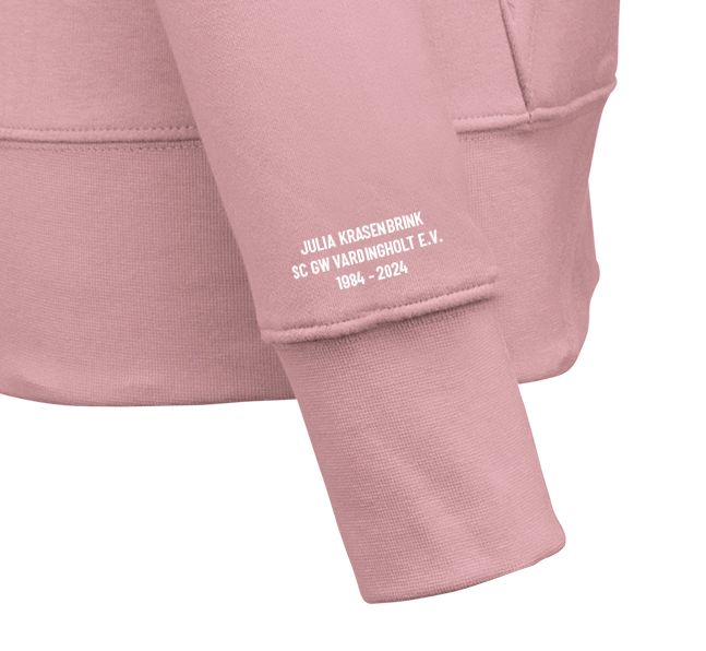 Vereinshoody Damen - Pale Pink