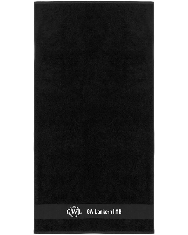 GWL Handtuch  50x100cm - black