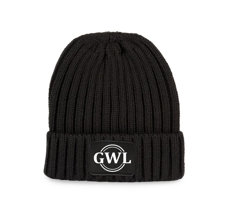 GWL Vereins Strick Beanie - Black GWL Vereins Strick Beanie - Black