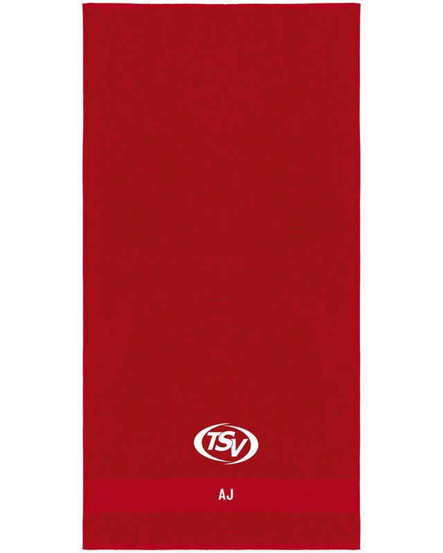 TSV Handtuch  50x100cm - rot