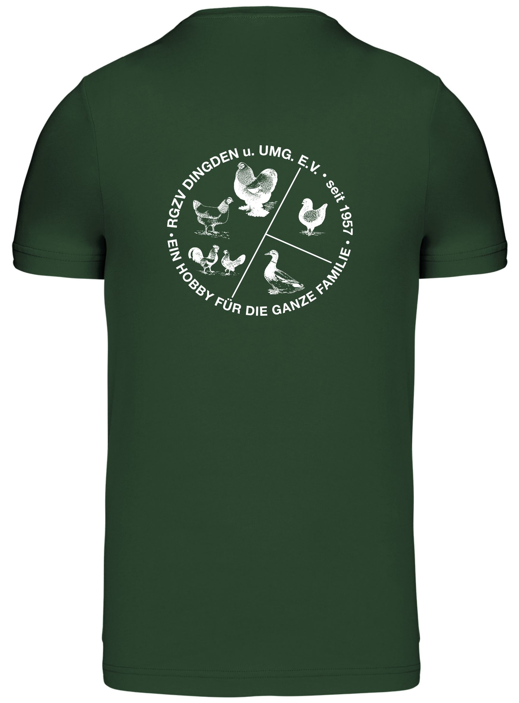 RGZV rundhals T-Shirt Herren - Forestgreen