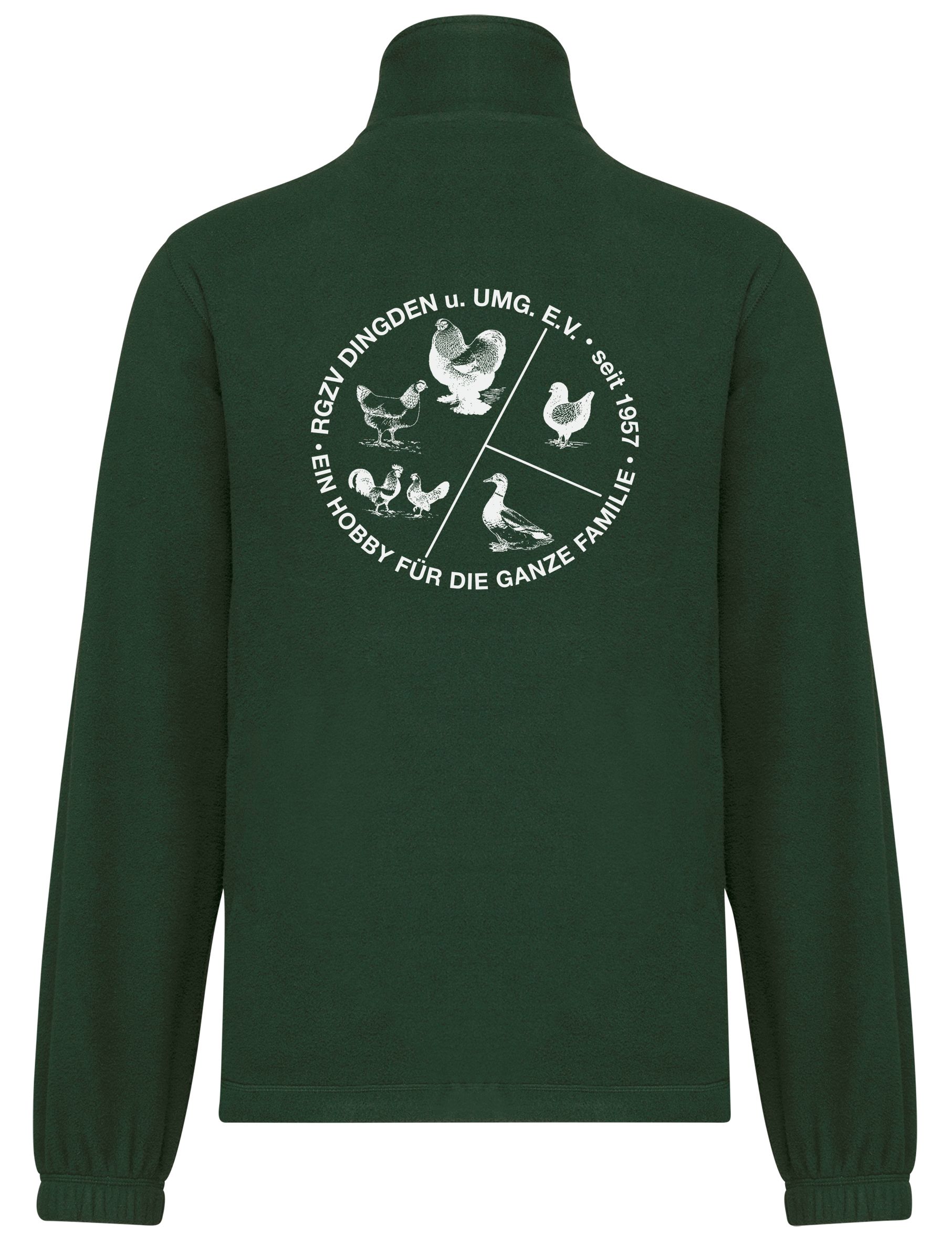 RGZV Verstellbare Fleecejacke  - Forestgreen