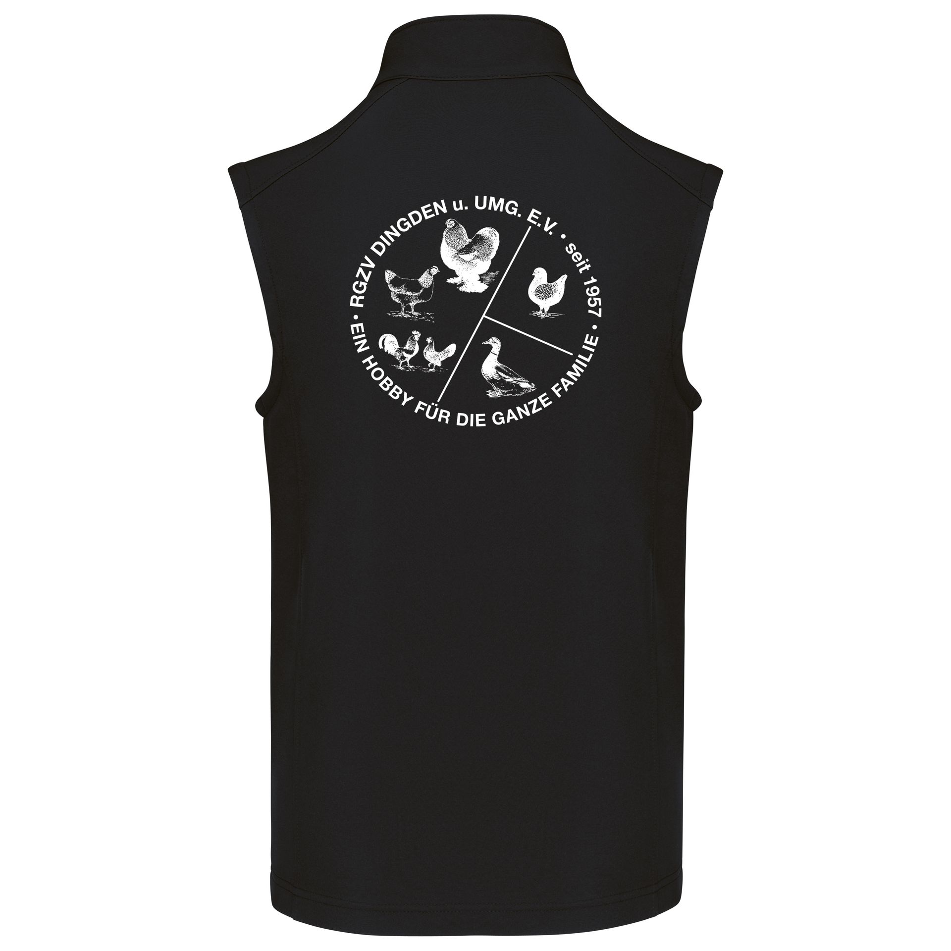 RGZV Softshell Weste  - Schwarz