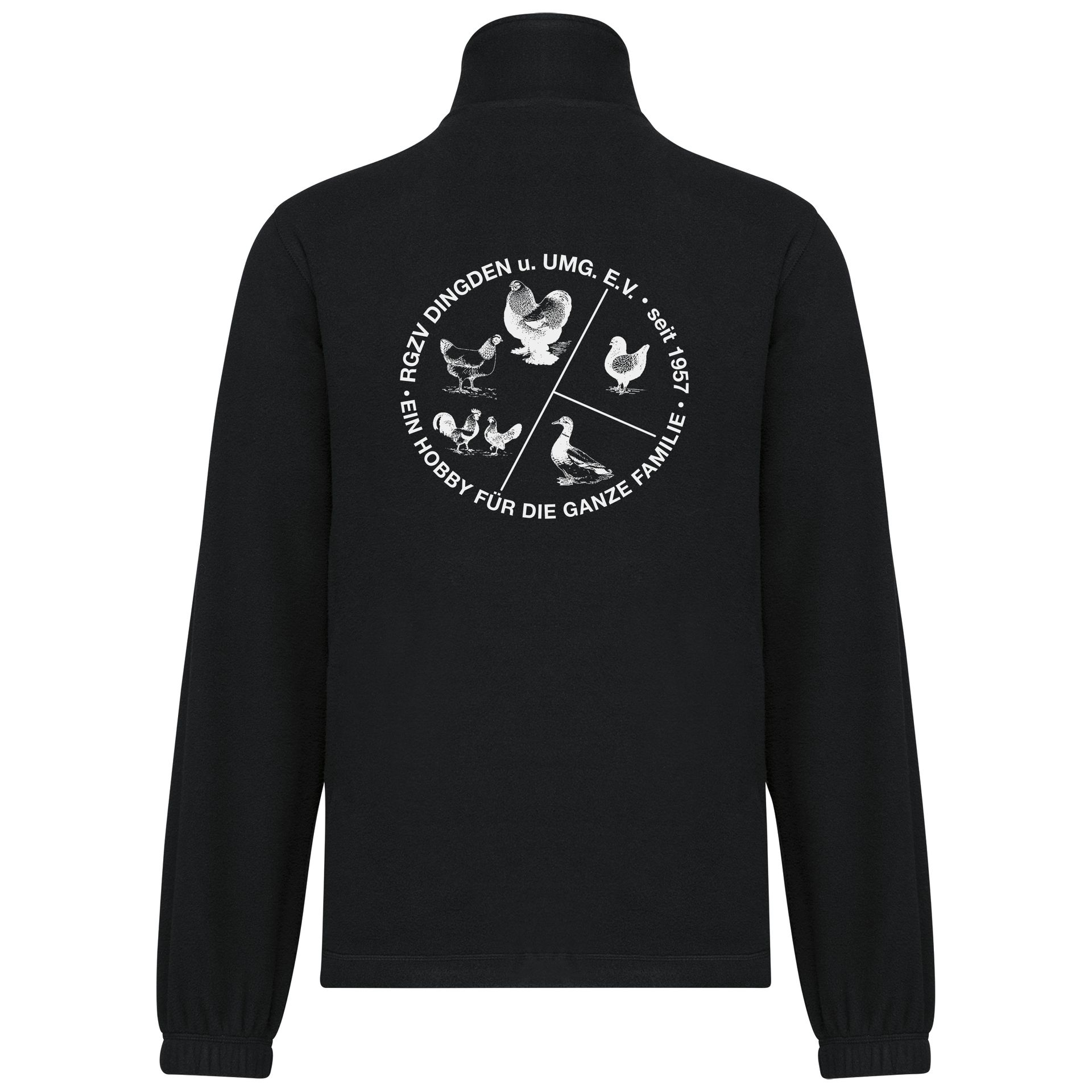 RGZV Verstellbare Fleecejacke  - Black