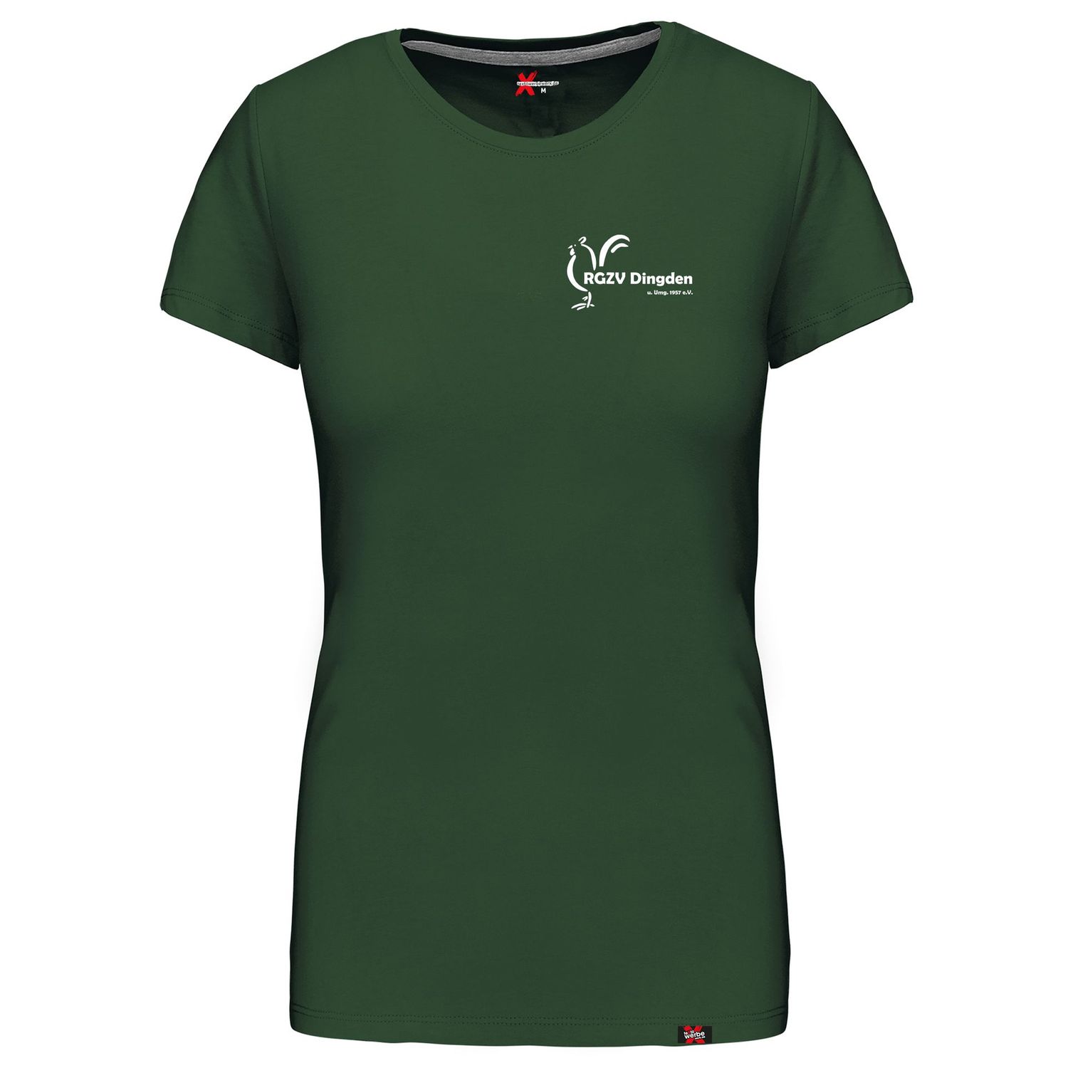 RGZV rundhals T-Shirt Damen - Forestgreen