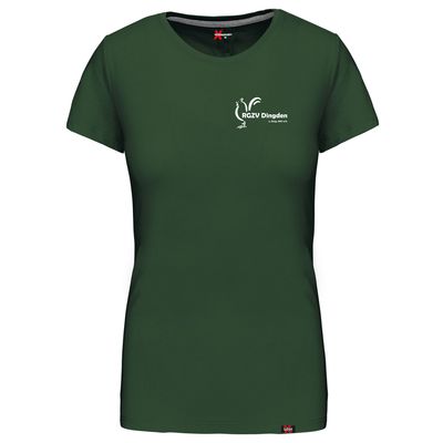 RGZV rundhals T-Shirt Damen - Forestgreen