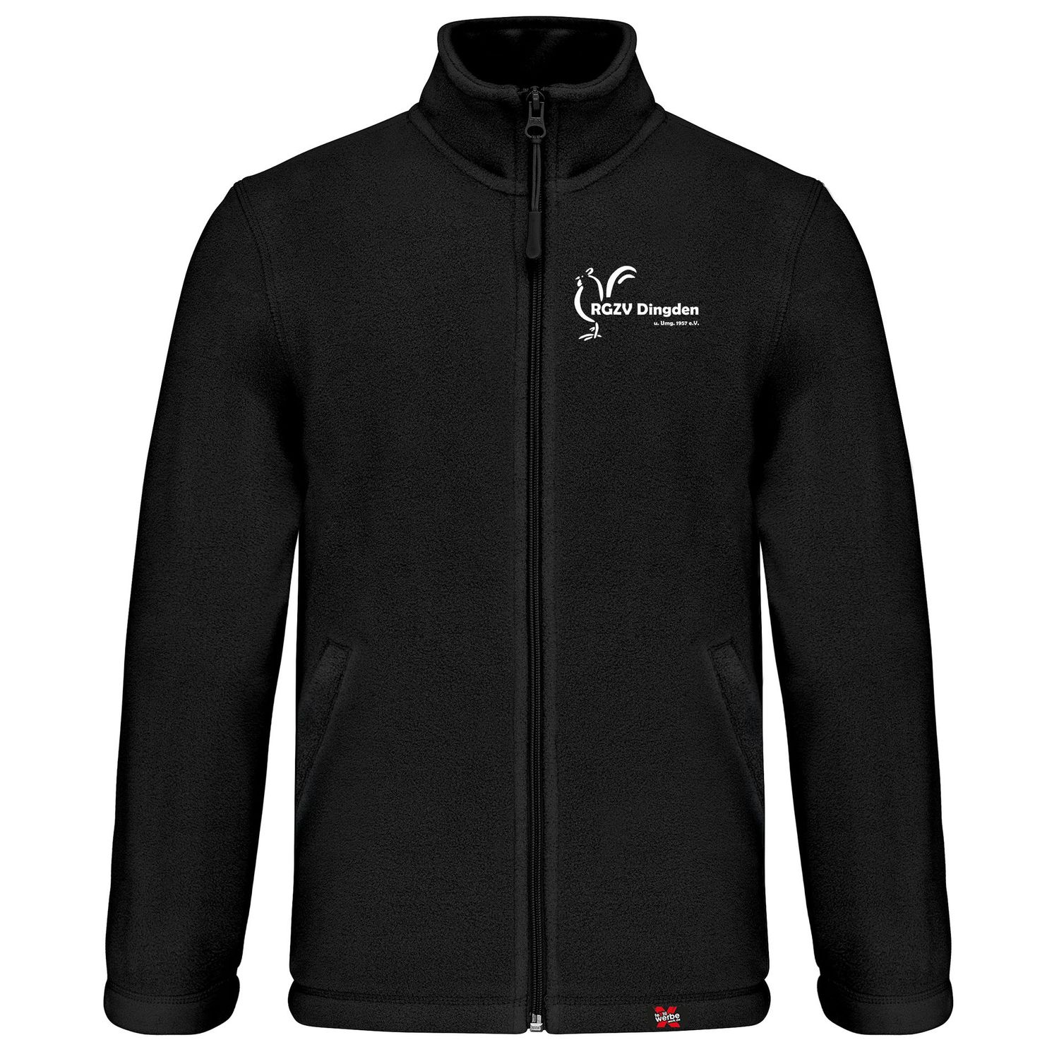 RGZV Verstellbare Fleecejacke Kids - Black