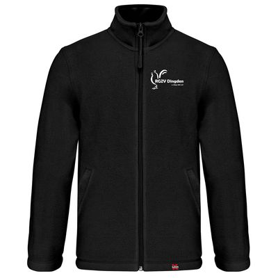 RGZV Verstellbare Fleecejacke Kids - Black