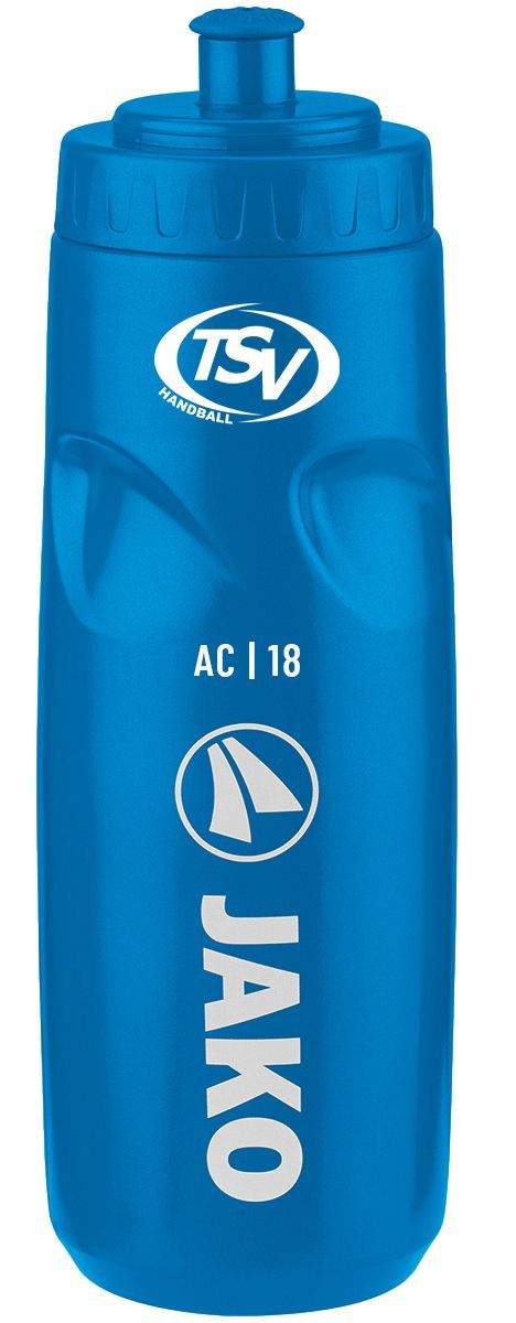 TSV Trinkflasche  0,75L - blau mit Logo und Initialen