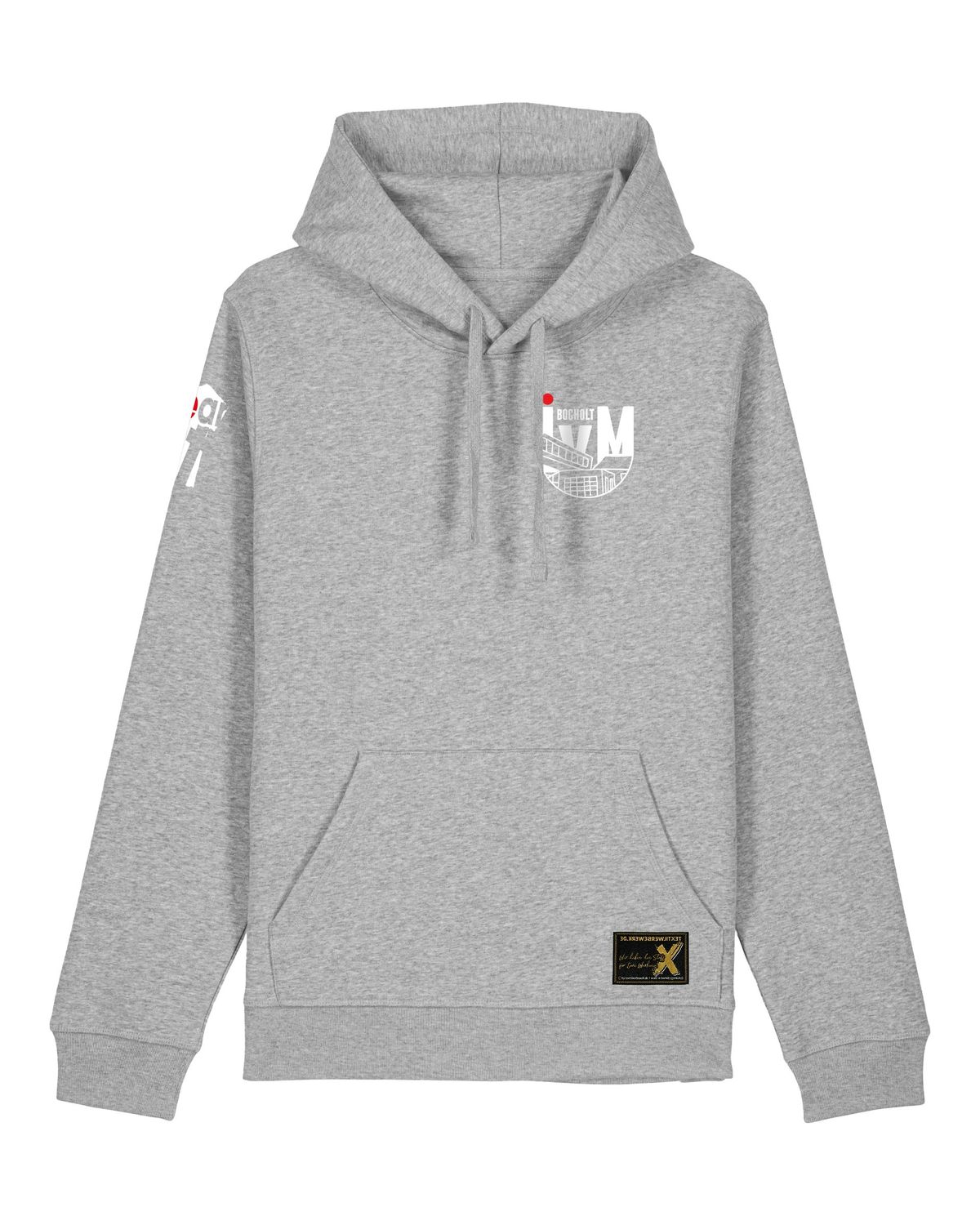 IvM unisex Hoodie - Drum 2.0 - Heather Grey