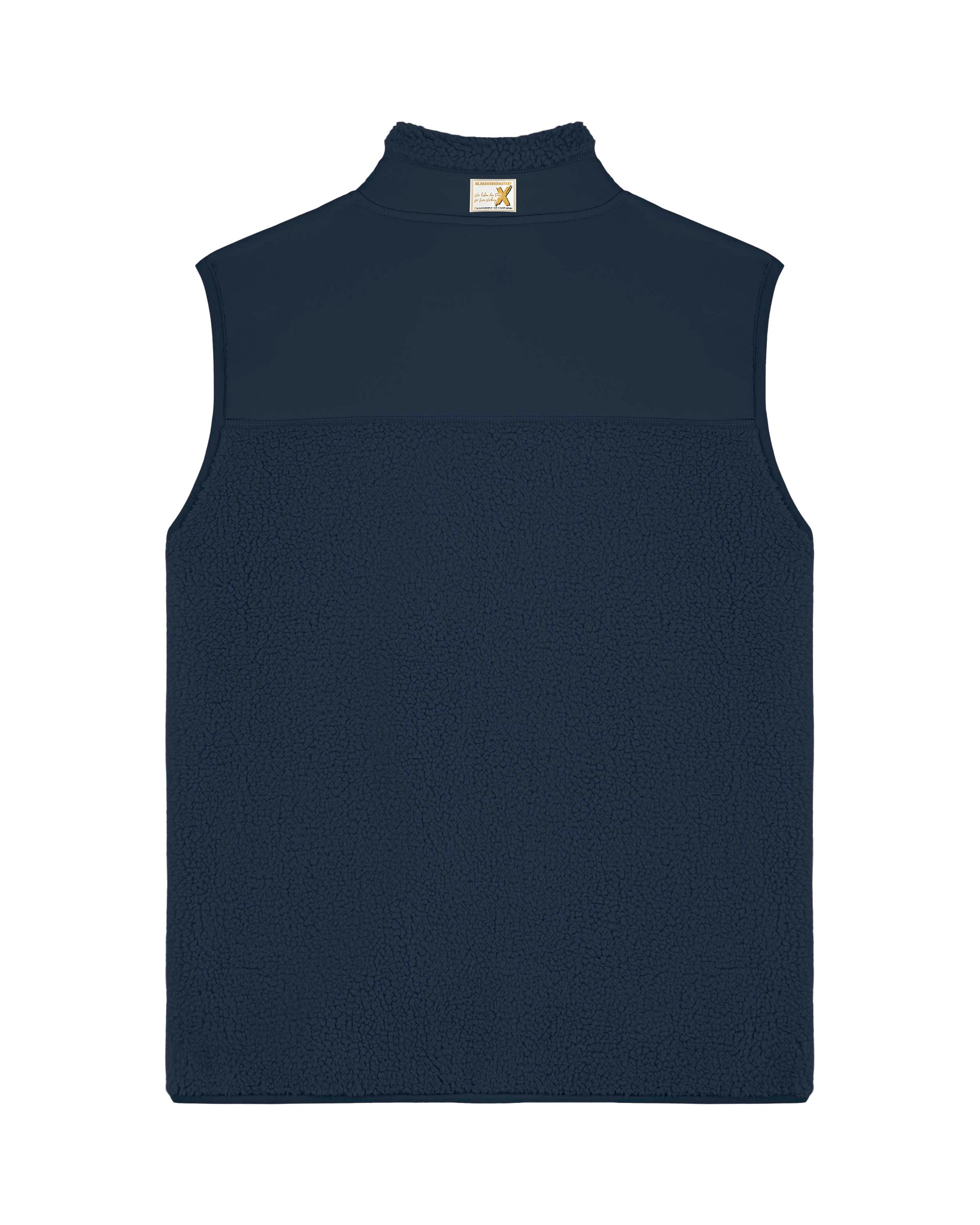 RuF Club - Sherpa Weste Navy Blue unisex