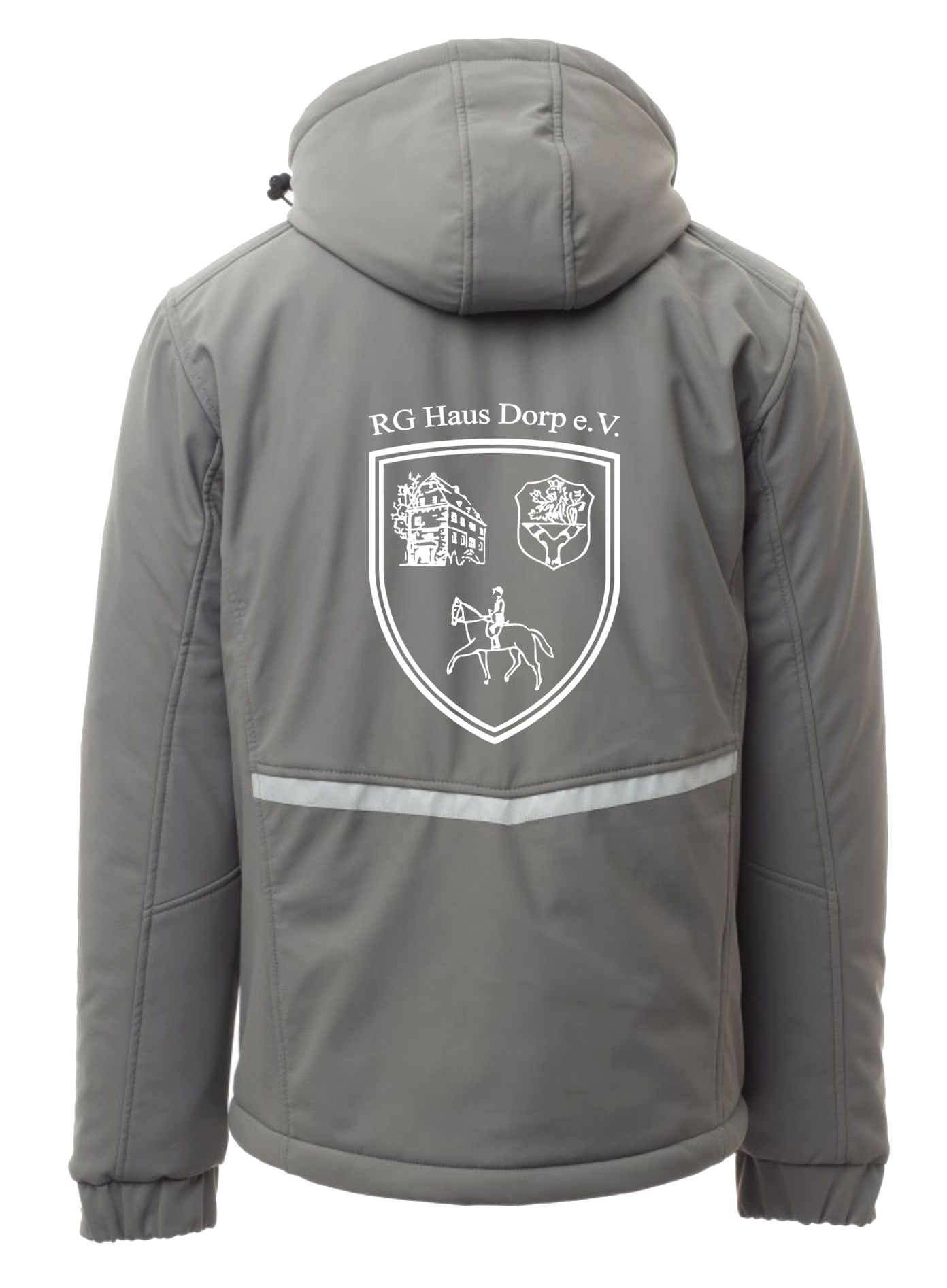 RG Haus Dorp - Vereins Winter Softshelljacke Unisex Grau