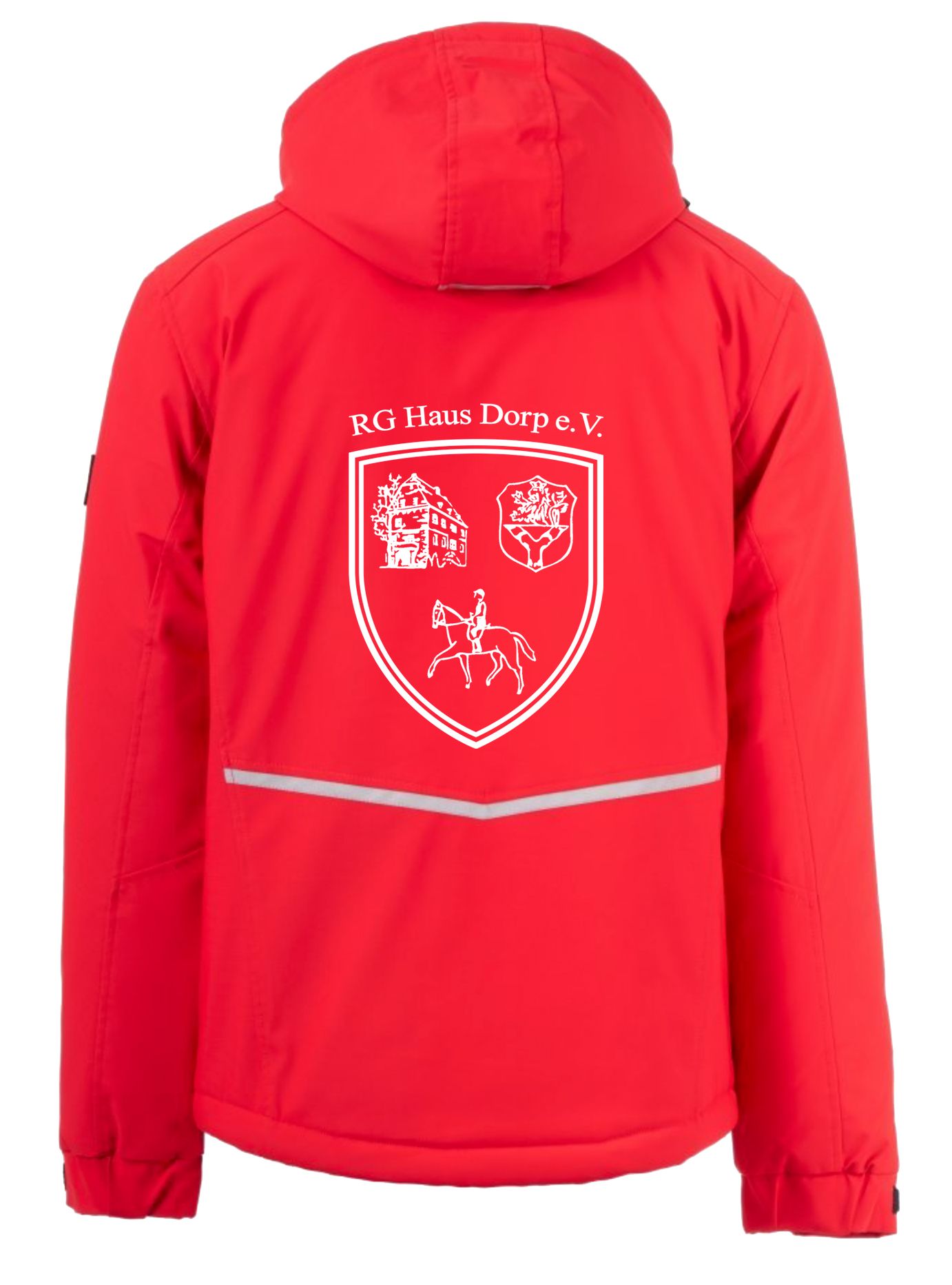 RG Haus Dorp - Vereins Softshelljacke Unisex Rot