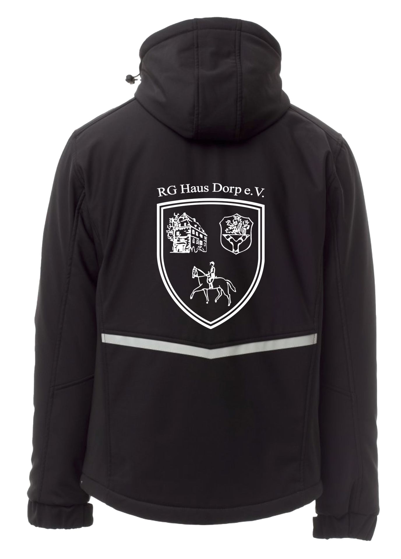 RG Haus Dorp - Vereins Winter Softshelljacke Unisex Black