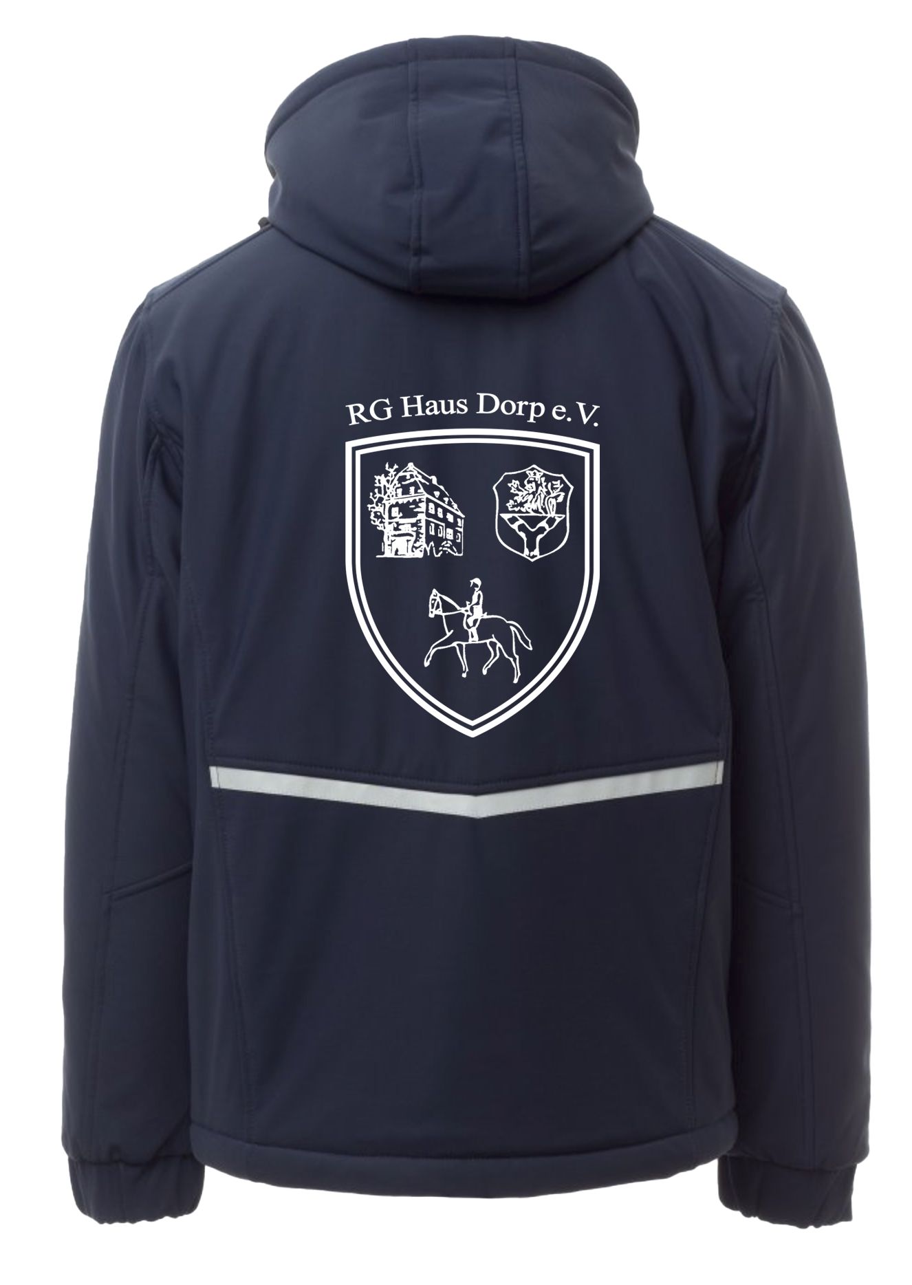 RG Haus Dorp - Vereins Winter Softshelljacke Unisex Marine
