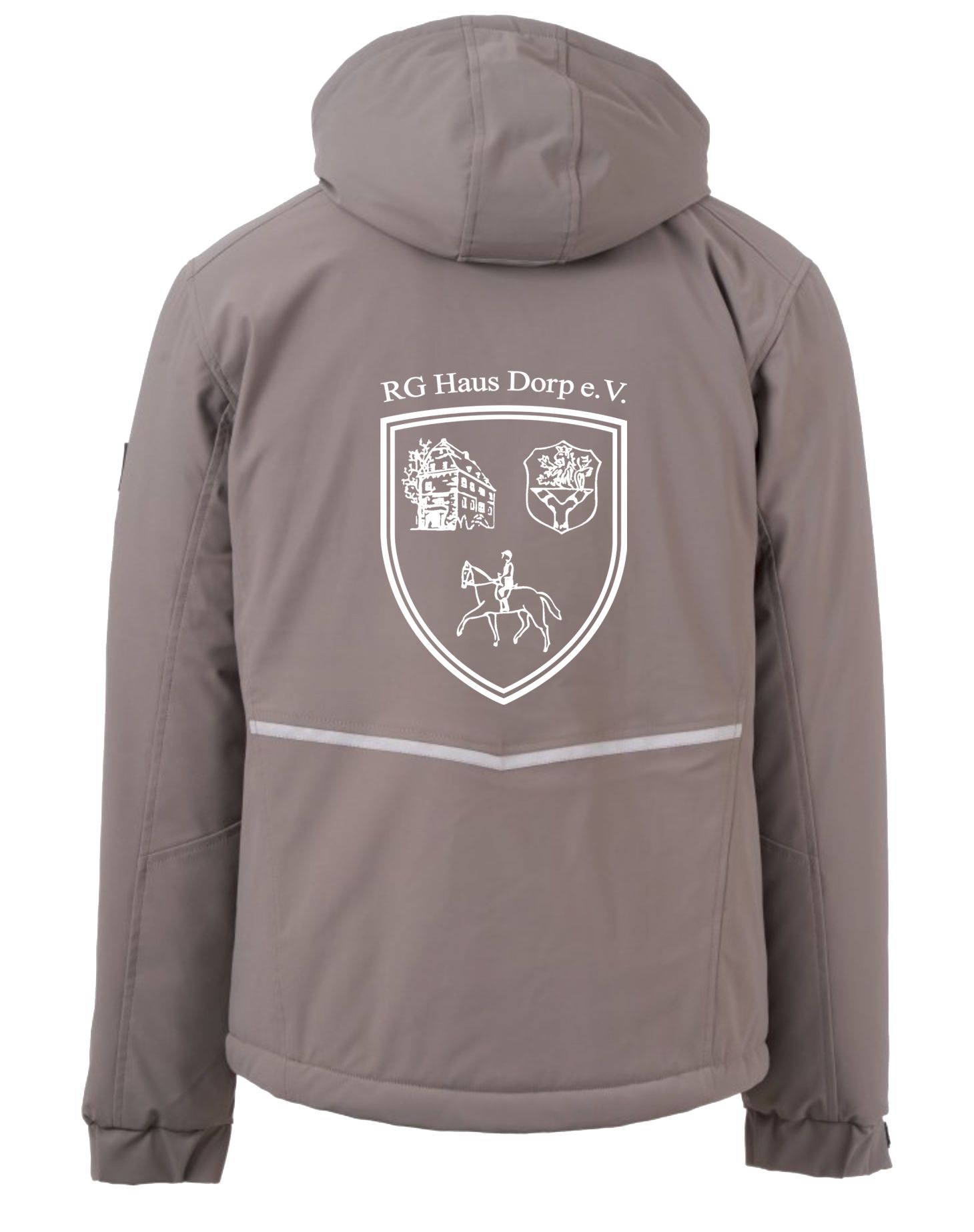 RG Haus Dorp - Vereins Softshelljacke Unisex Grau