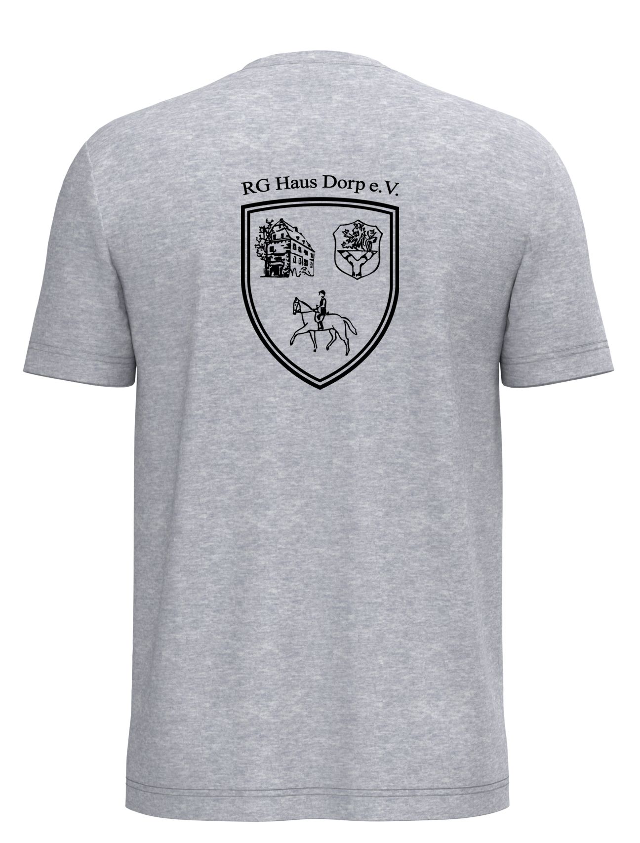 RG Haus Dorp - Vereins Herren T-Shirt - Graumeliert