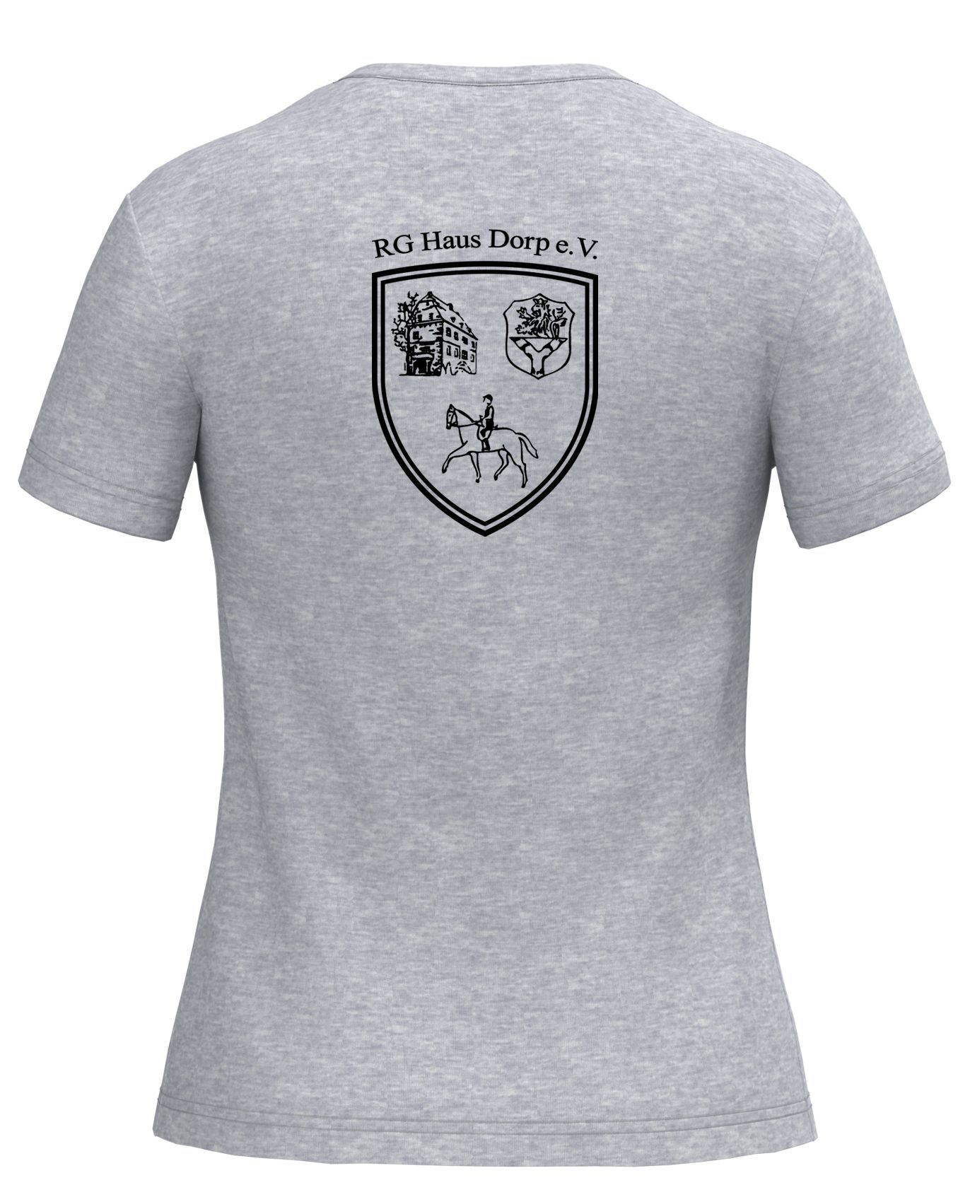 RG Haus Dorp - Vereins Damen T-Shirt - graumeliert