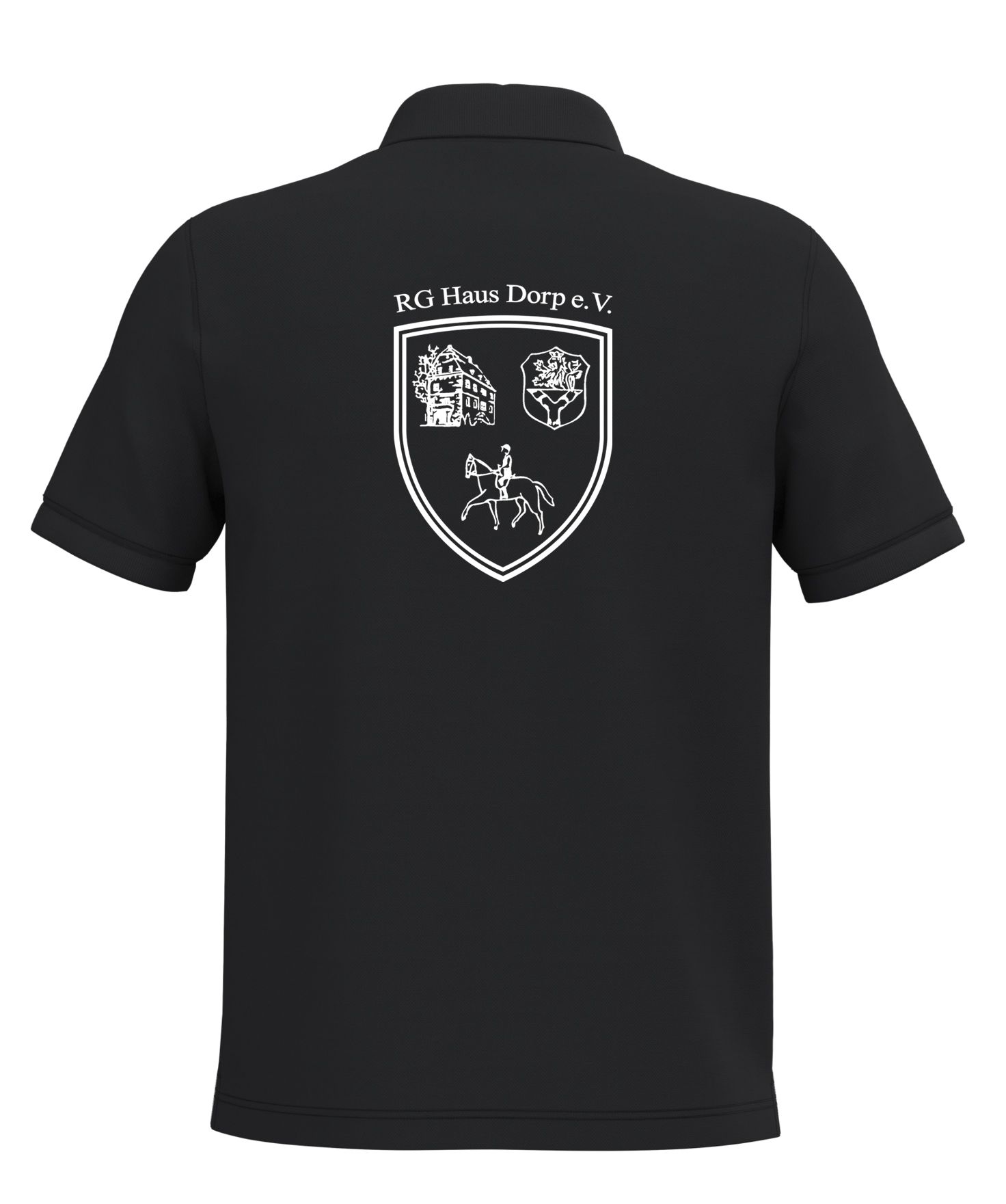 RG Haus Dorp - Vereins Herren Poloshirt - black