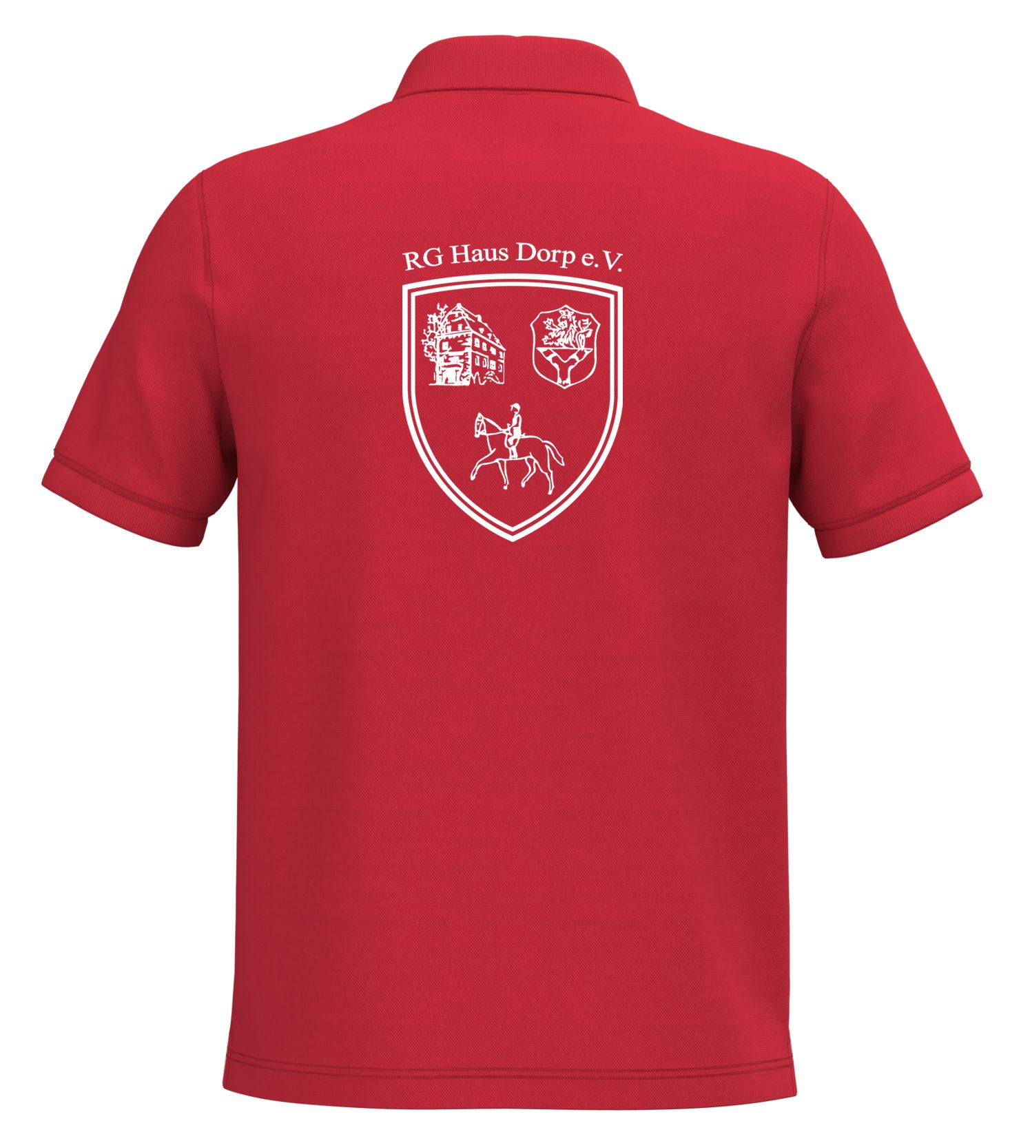 RG Haus Dorp - Vereins Herren Poloshirt - rot