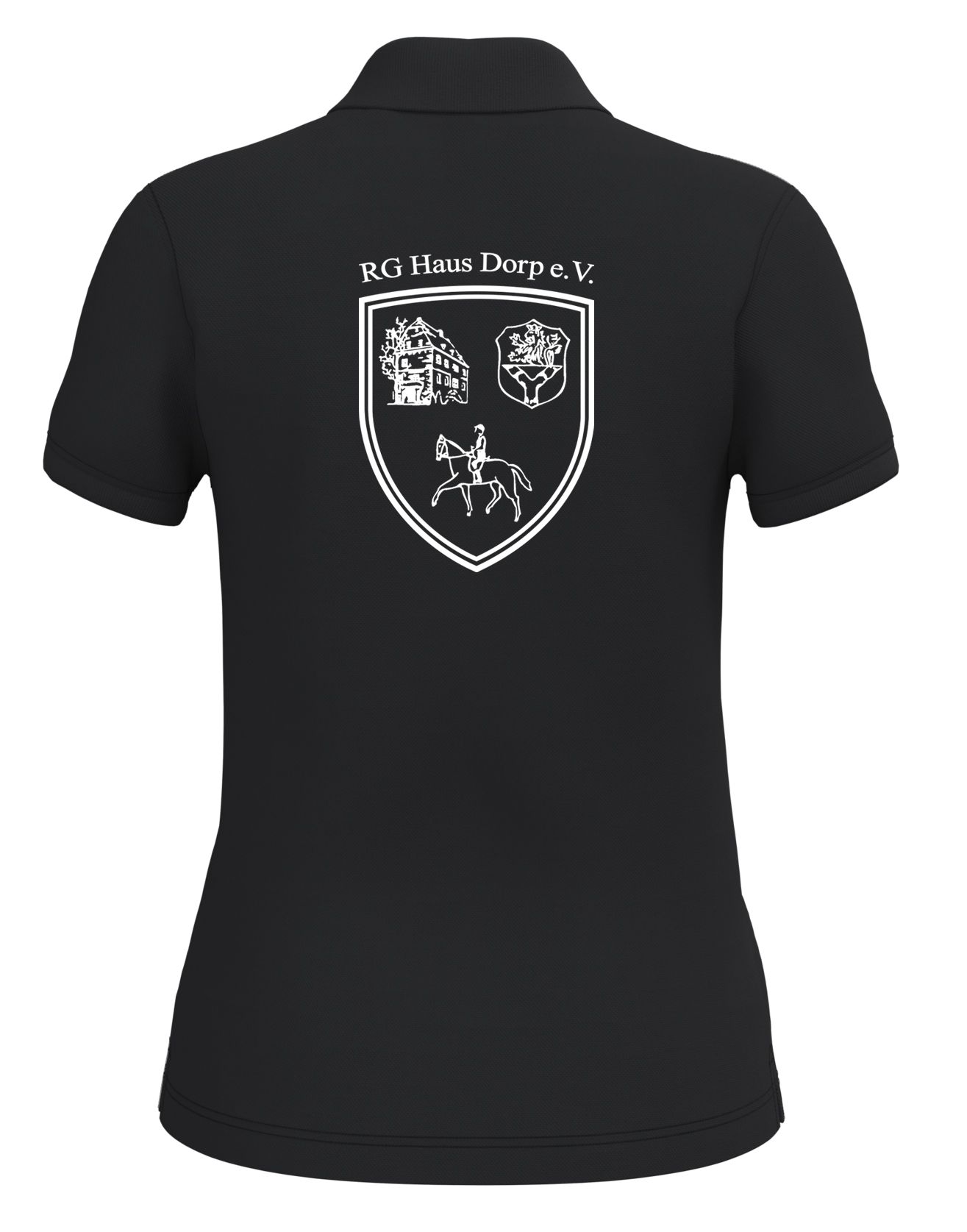 RG Haus Dorp - Vereins Damen Poloshirt - black