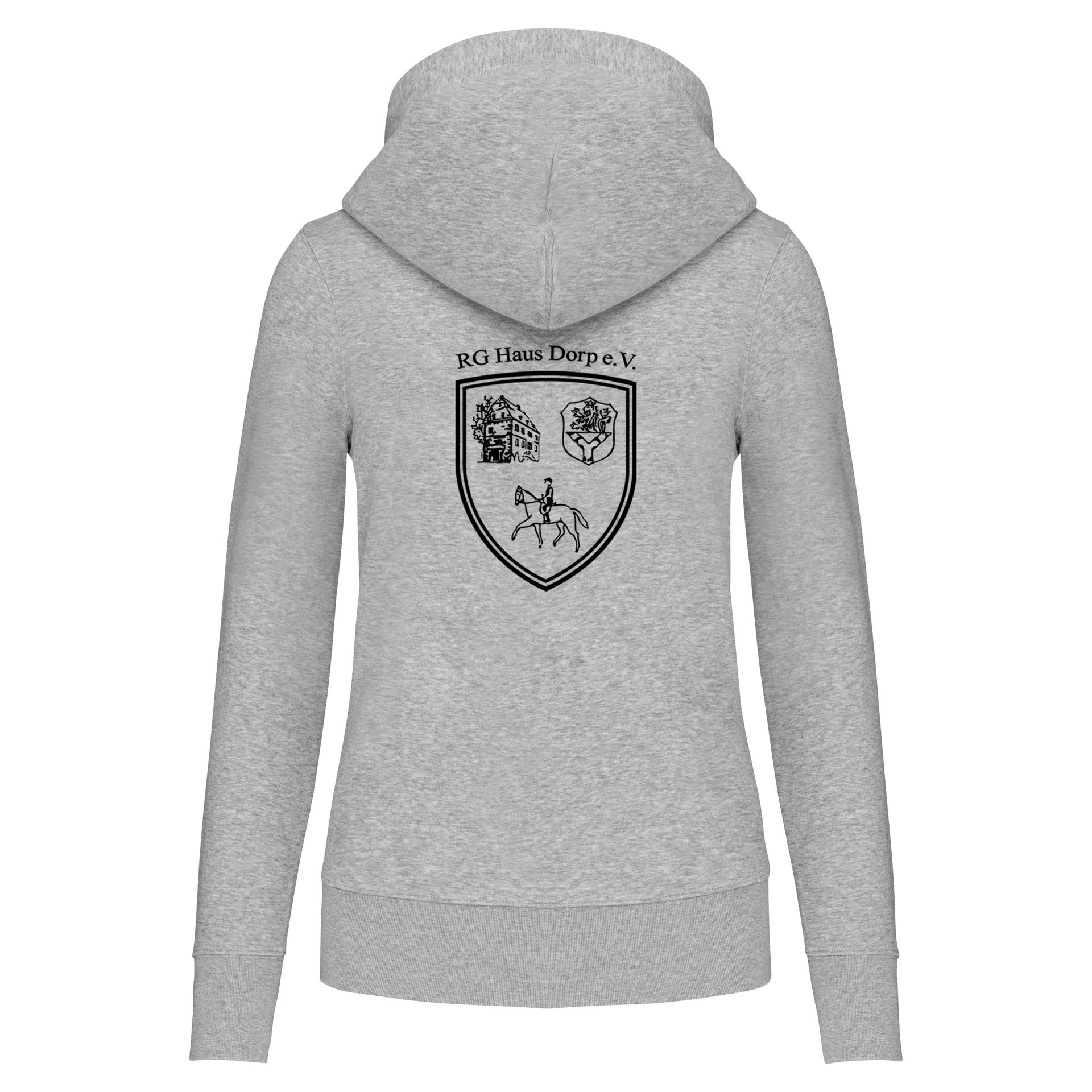 RG Haus Dorp - Vereins Damen Kapuzensweatshirt - oxfordgrey