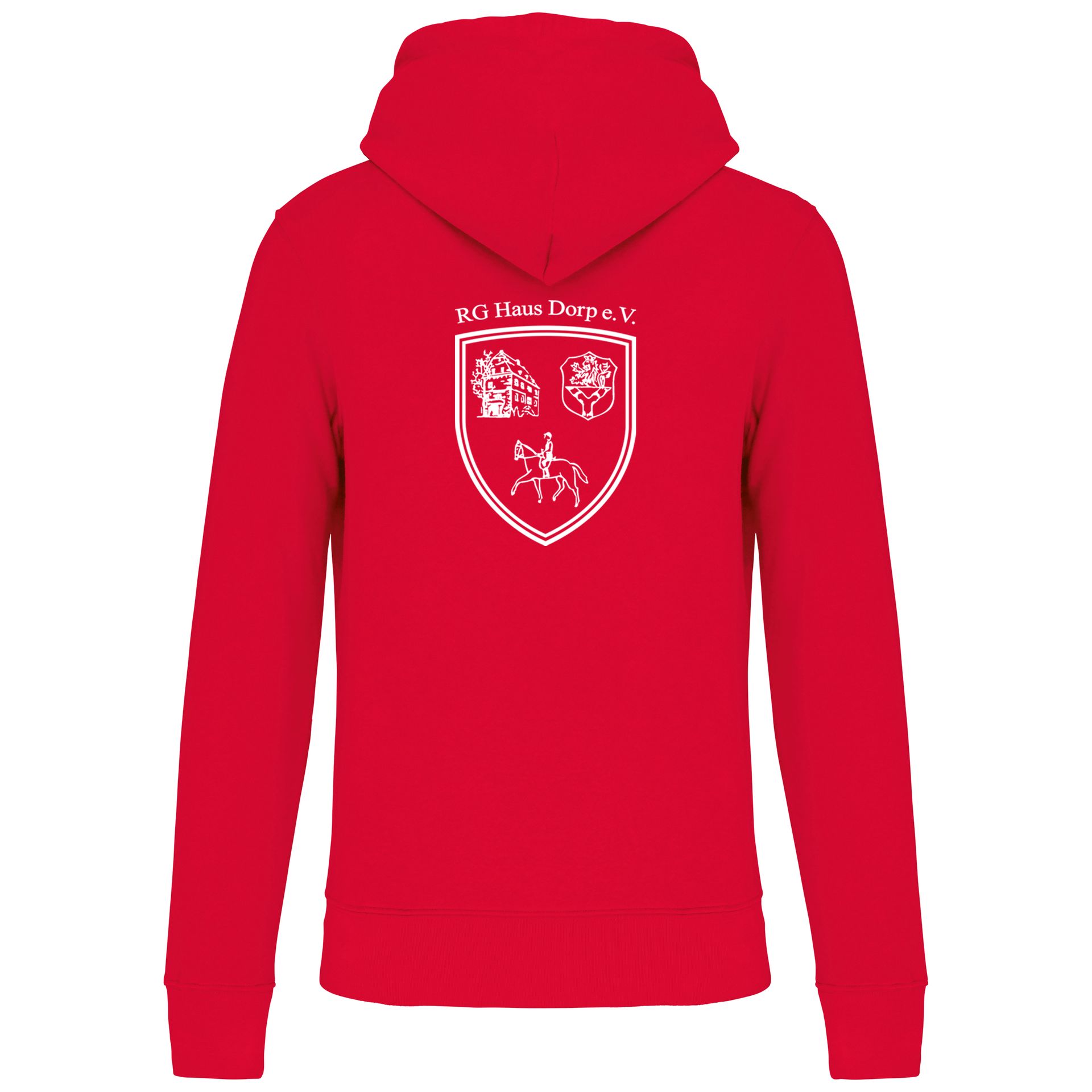 RG Haus Dorp - Vereins Herren Kapuzensweatshirt - rot