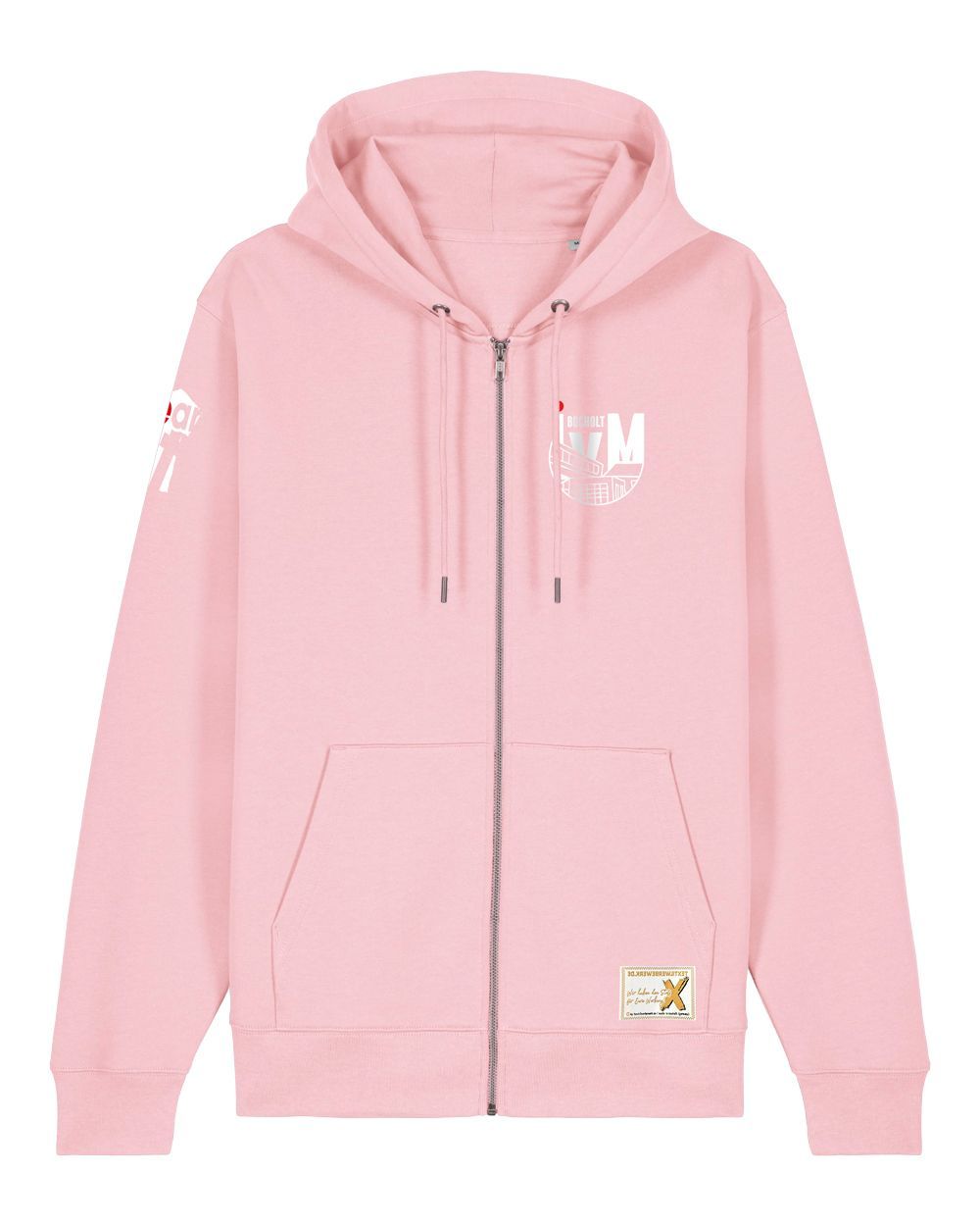 IvM unisex Zipp-Hoodie - Cultivar 2.0 - Cotton Pink