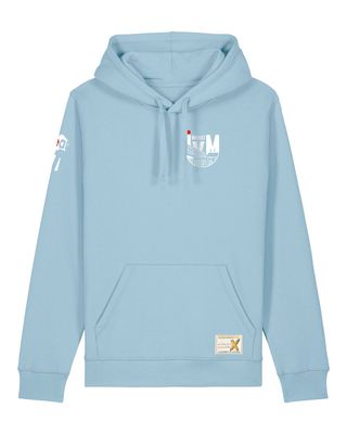 IvM unisex Hoodie - Drum 2.0 - Sky Blue