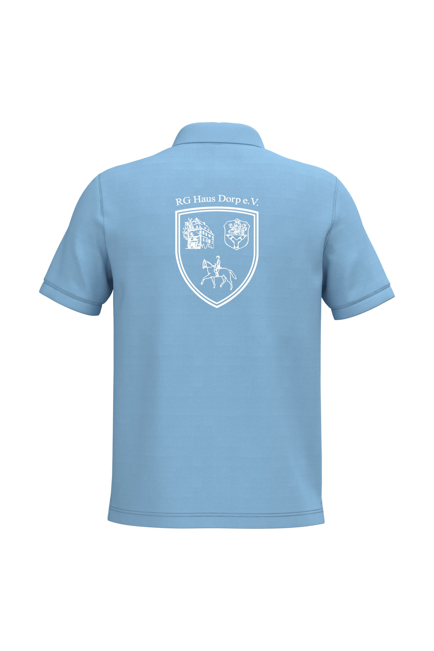 RG Haus Dorp - Vereins Herren Poloshirt - skyblue
