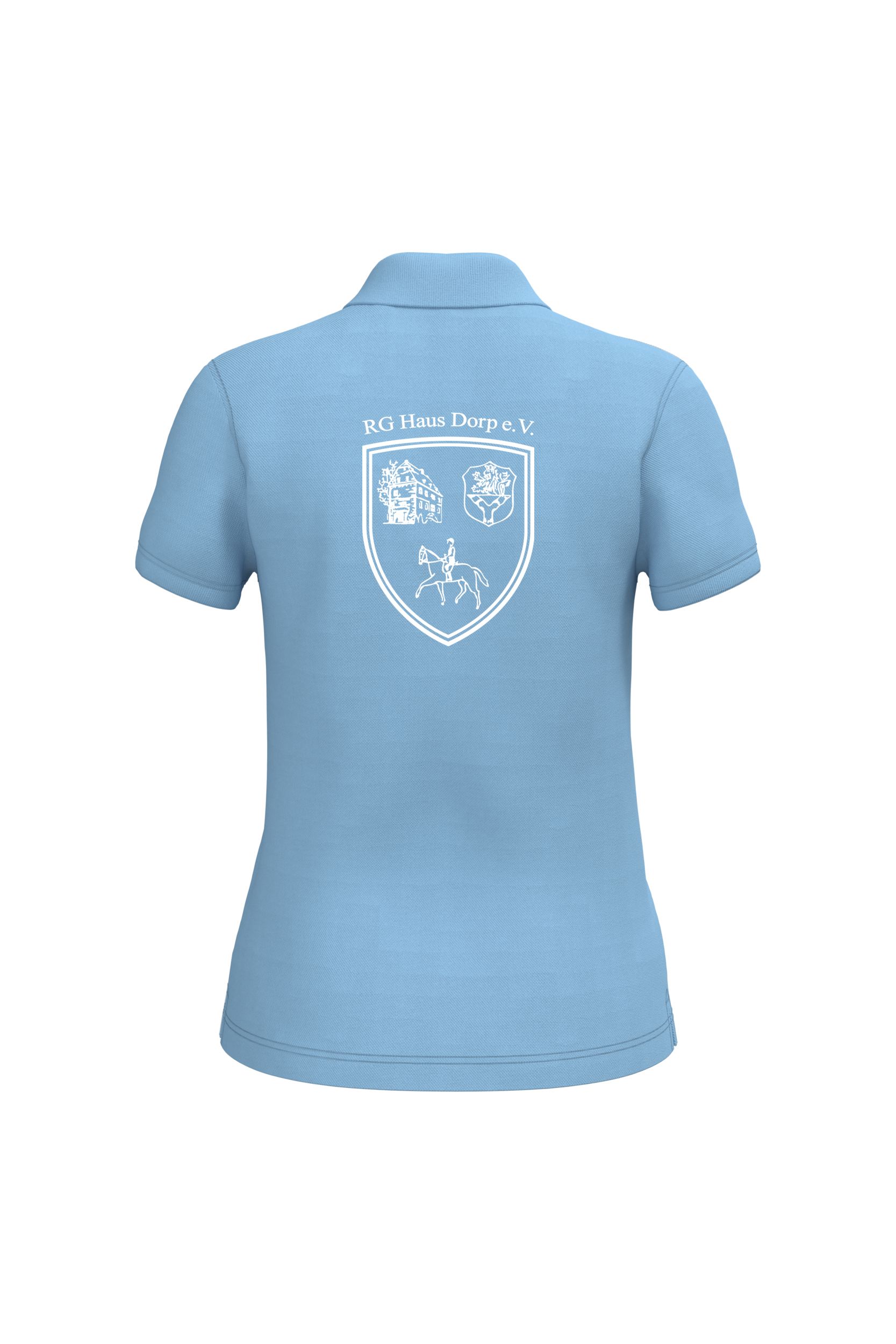 RG Haus Dorp - Vereins Damen Poloshirt - skyblue