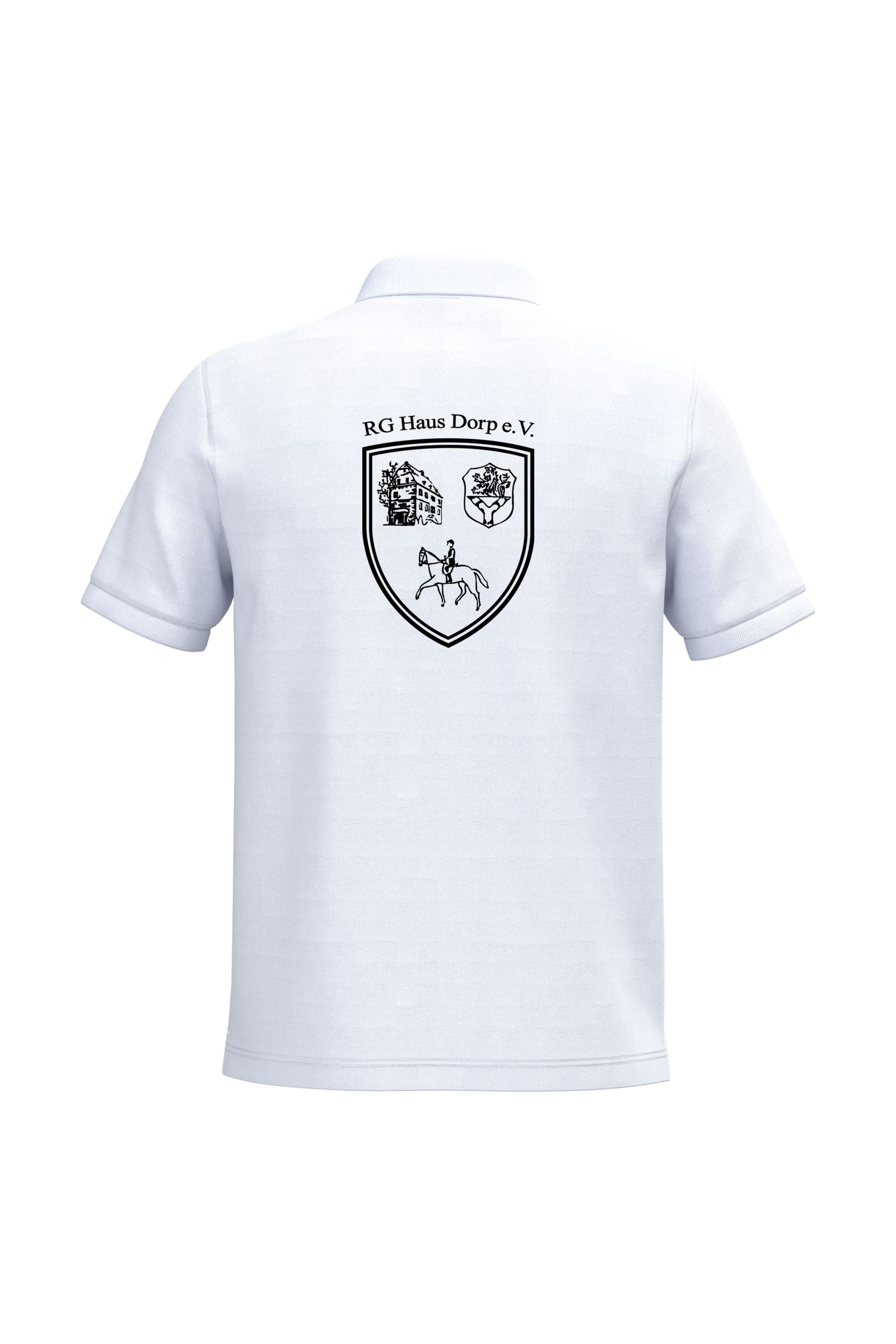 RG Haus Dorp - Vereins Herren Poloshirt - weiss