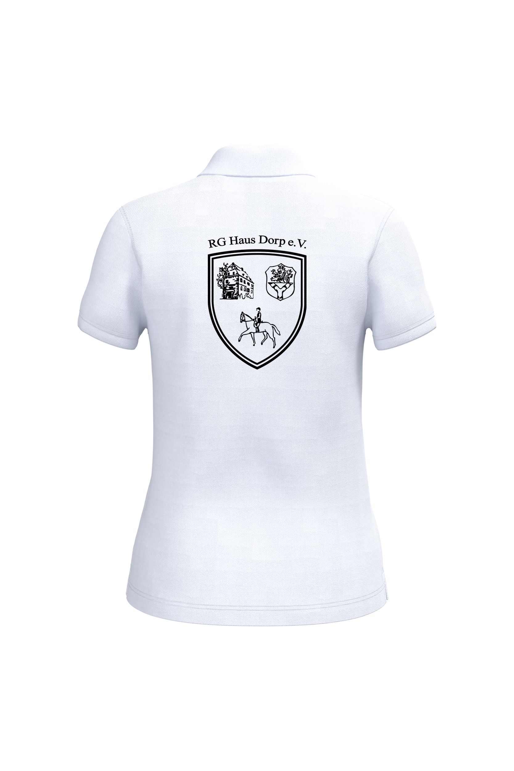 RG Haus Dorp - Vereins Damen Poloshirt - weiss