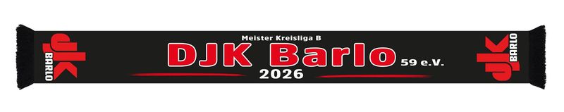DJK Barlo - Club Schal 2026 rot/schwarz