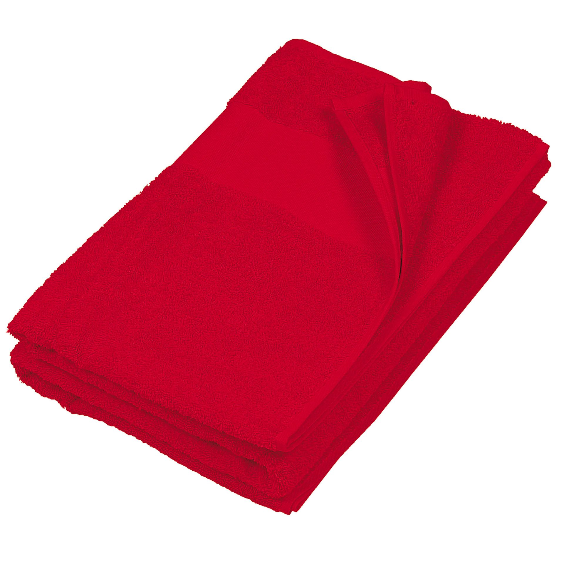DJK Barlo - Club Badetuch rot