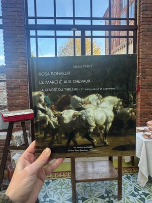 LIVRE LIVRE "ROSA BONHEUR LE MARCHÉ AUX CHEVAUX, LA GÉNÈSE DU TABLEAU" par Michel Pons, 2ème édition revue et augmentée