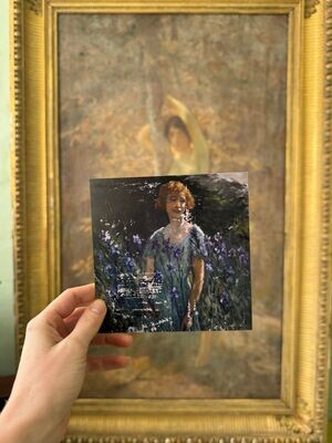 CARTE POSTALE - ANNA KLUMPKE - Dans le champ d'Iris - Edition spéciale pour la restauration de l'œuvre. CARTE POSTALE - ANNA KLUMPKE - Dans le champ d'Iris - Edition spéciale pour la restauration de l'œuvre.