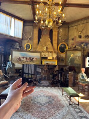 CARTE POSTALE - ROSA BONHEUR - Atelier - panoramique CARTE POSTALE - ROSA BONHEUR - Atelier - panoramique