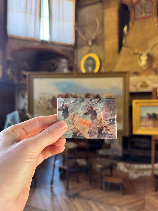 MAGNET Rosa Bonheur - Etude de cerfs